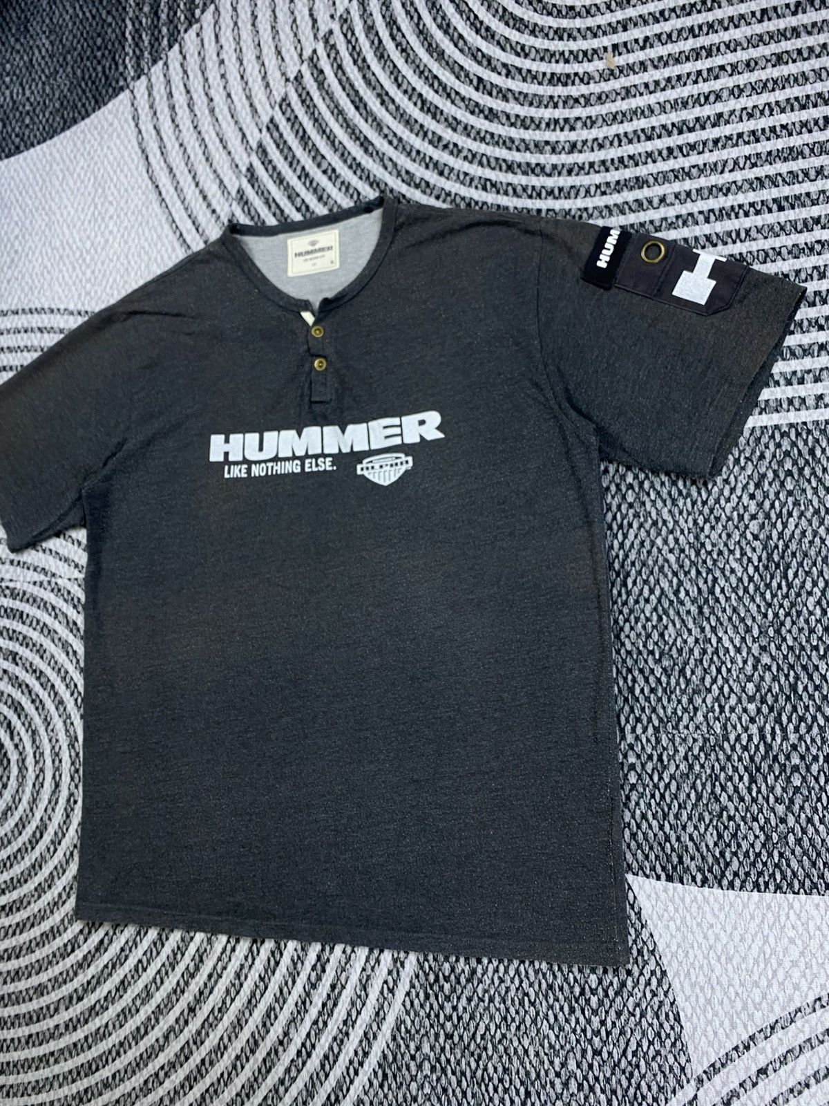 Other Vintage Hummer Motorsport Back Hit Embroidered T-Shirt Size US XL / EU 56 / 4 - 4 Thumbnail