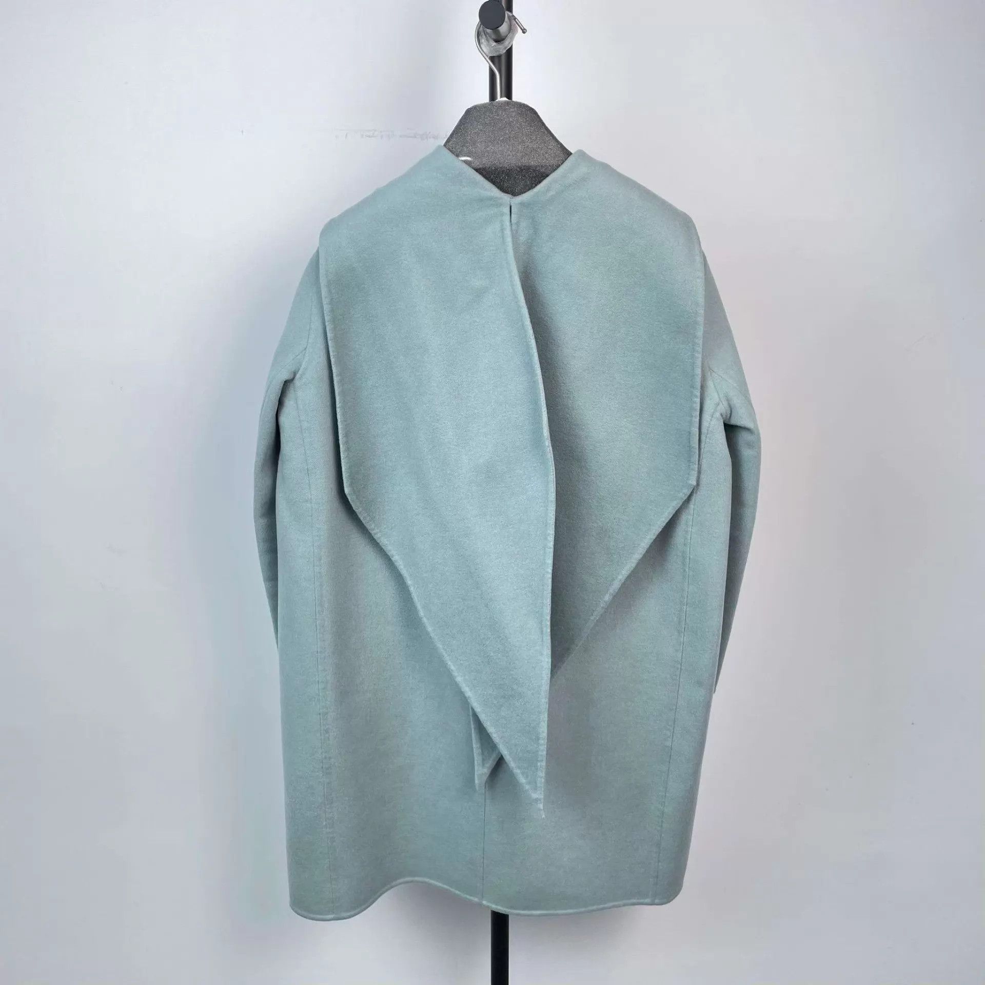 Hermes Hermès Cashmere Long Coat Blue 34 Size XS / US 0-2 / IT 36-38 - 2 Thumbnail