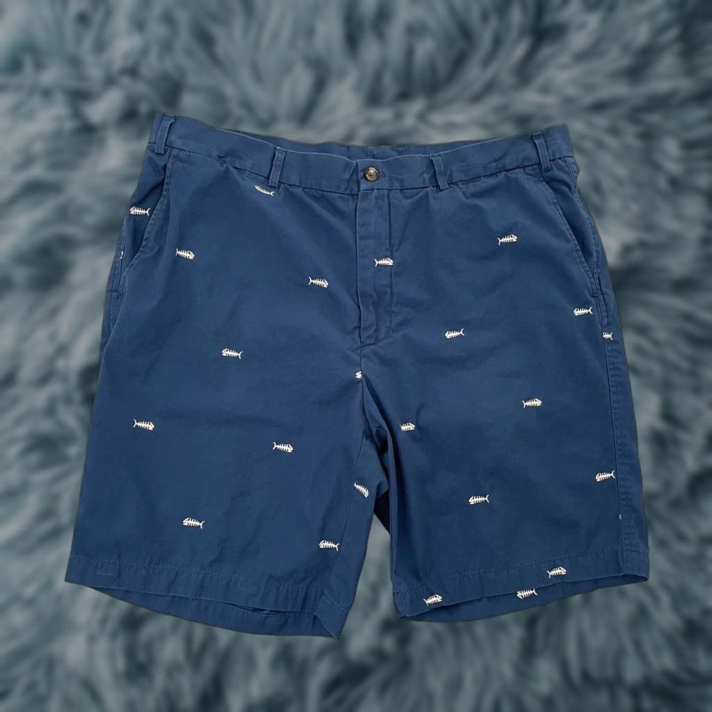 J.McLaughlin Vintage J. McLaughlin Cotton Shorts Men 40 Blue Embroidered Bonefish Casual Golf Size US 40 / EU 56 - 1 Thumbnail