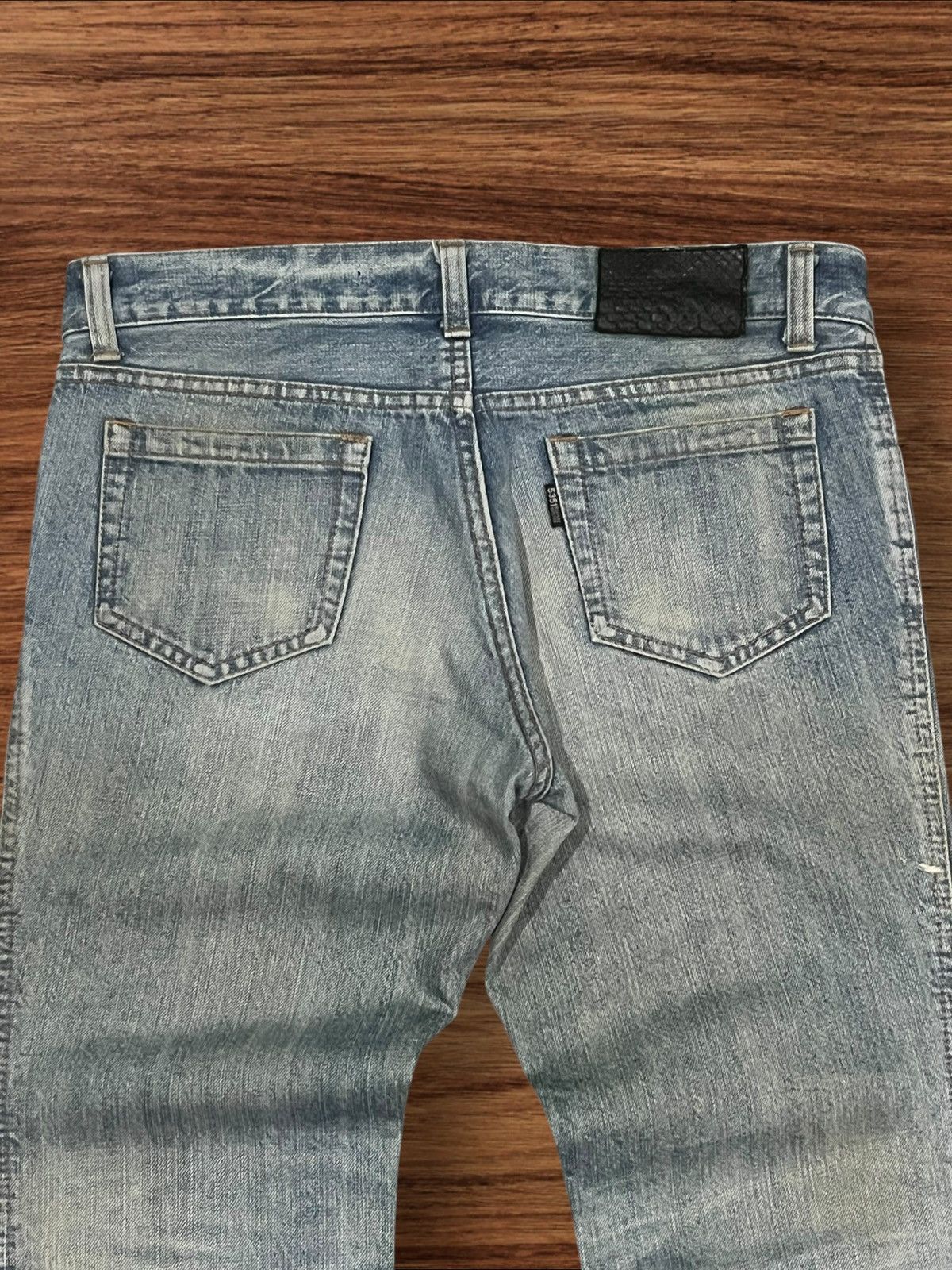 5351 POUR LES HOMMES ⚡️Flare⚡️5351 Pour Les Hommes Distressed Clawmark Flare Jeans Size US 34 / EU 50 - 12 Thumbnail