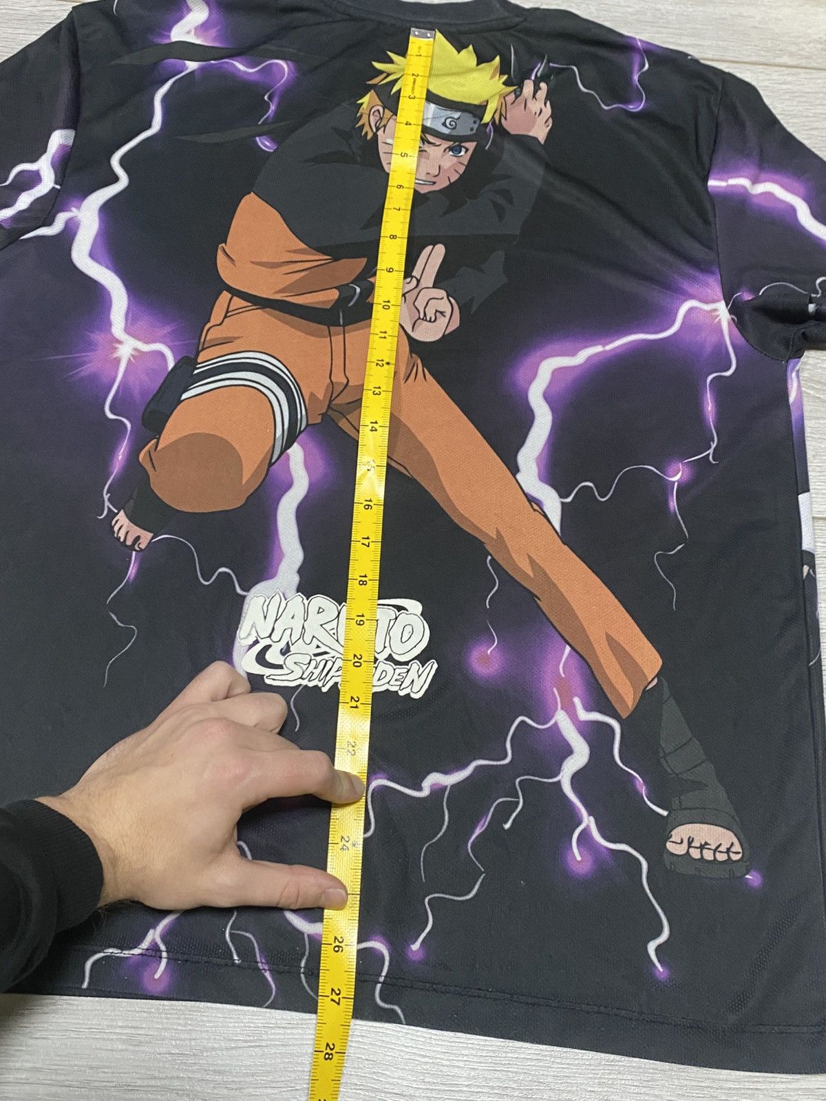Anime Naruto shippuden Saske 2002 Masashi overprint vintage tshirt Size US L / EU 52-54 / 3 - 10 Thumbnail