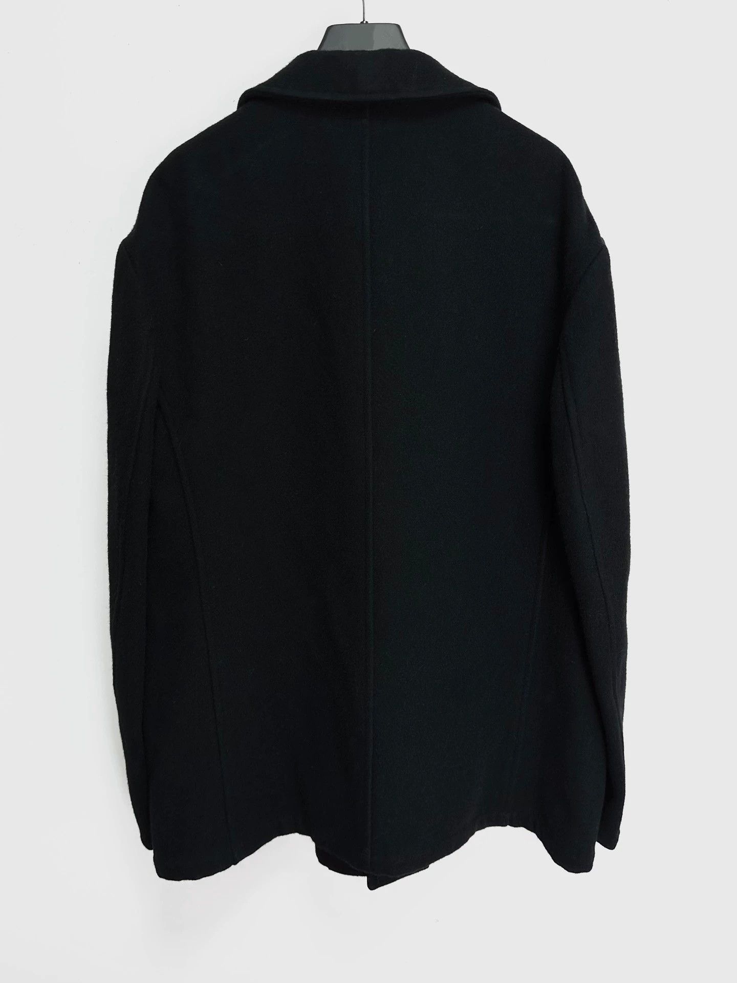 Garment Reproduction of Workers GRoW Patina Silver Buckle Black Wool French Work Jacket Size US L / EU 52-54 / 3 - 2 Thumbnail