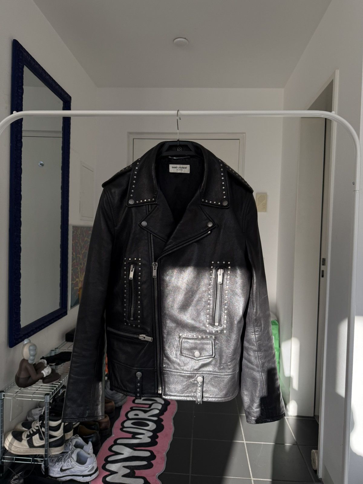 Saint Laurent Paris Saint Laurent Paris leather jacket Size US M / EU 48-50 / 2 - 1 Thumbnail