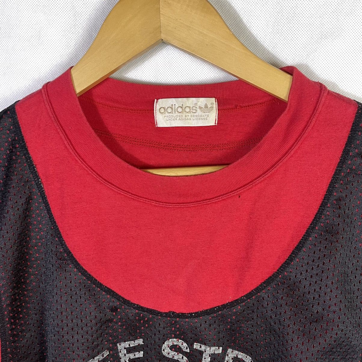 Adidas × RUN DMC × Vintage Vintage 90s Adidas Trefoil with Mesh Lining Tshirt Size US L / EU 52-54 / 3 - 5 Thumbnail