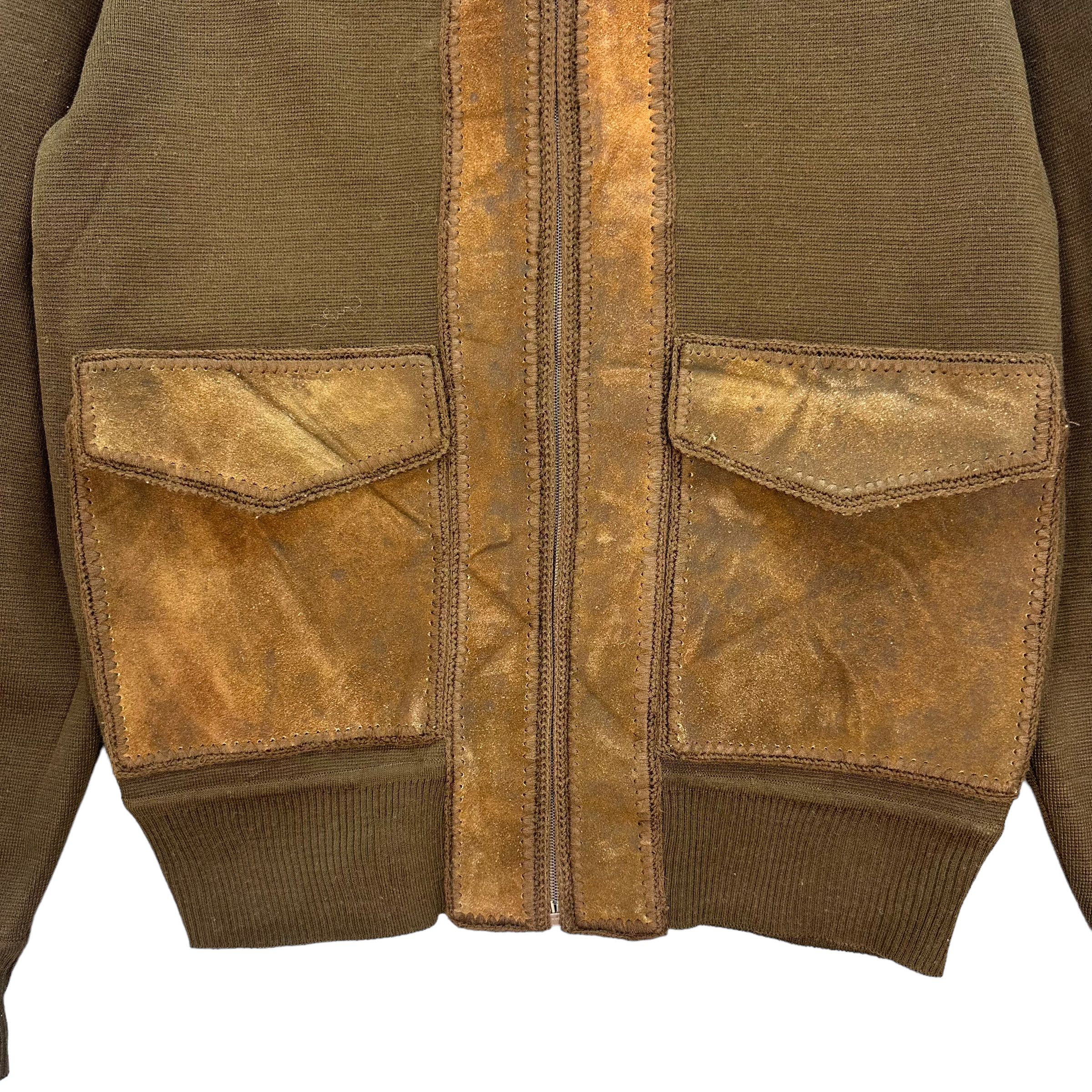 Japanese Brand VINTAGE UNBRAND SUEDE HYBRID JACKET #7880-187 Size US S / EU 44-46 / 1 - 3 Thumbnail