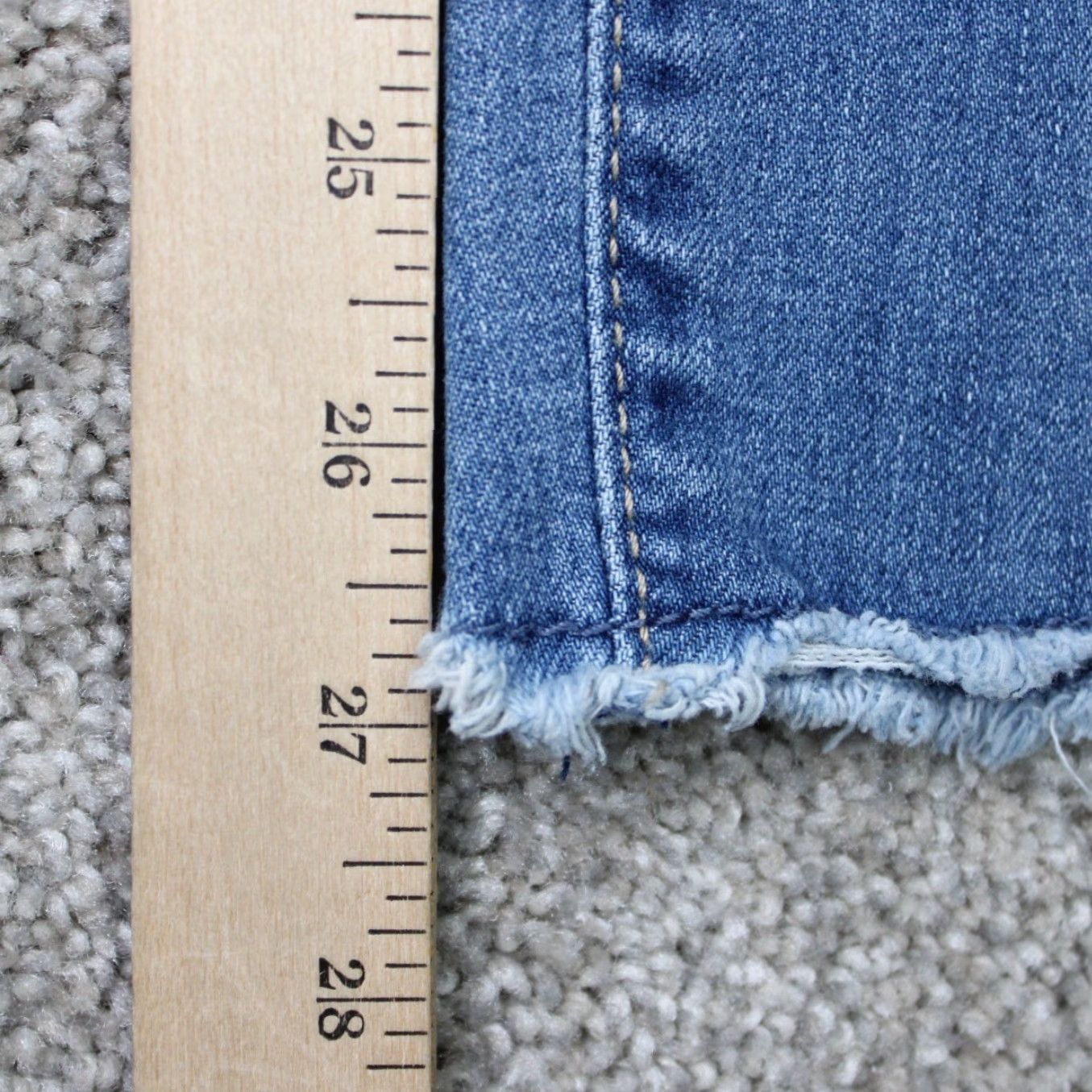 Levi's Levi’s Jeans Womens 16 High Rise Super Skinny Denim Distressed 720 Blue Size 38" / US 16 / IT 52 - 4 Thumbnail