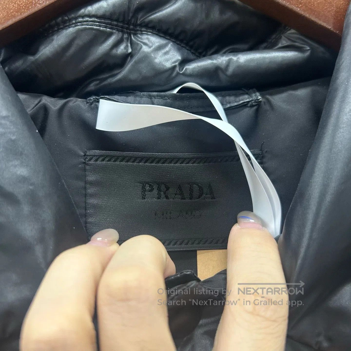 Prada prada nylon down jacket with hidden hood. Size US M / EU 48-50 / 2 - 5 Thumbnail
