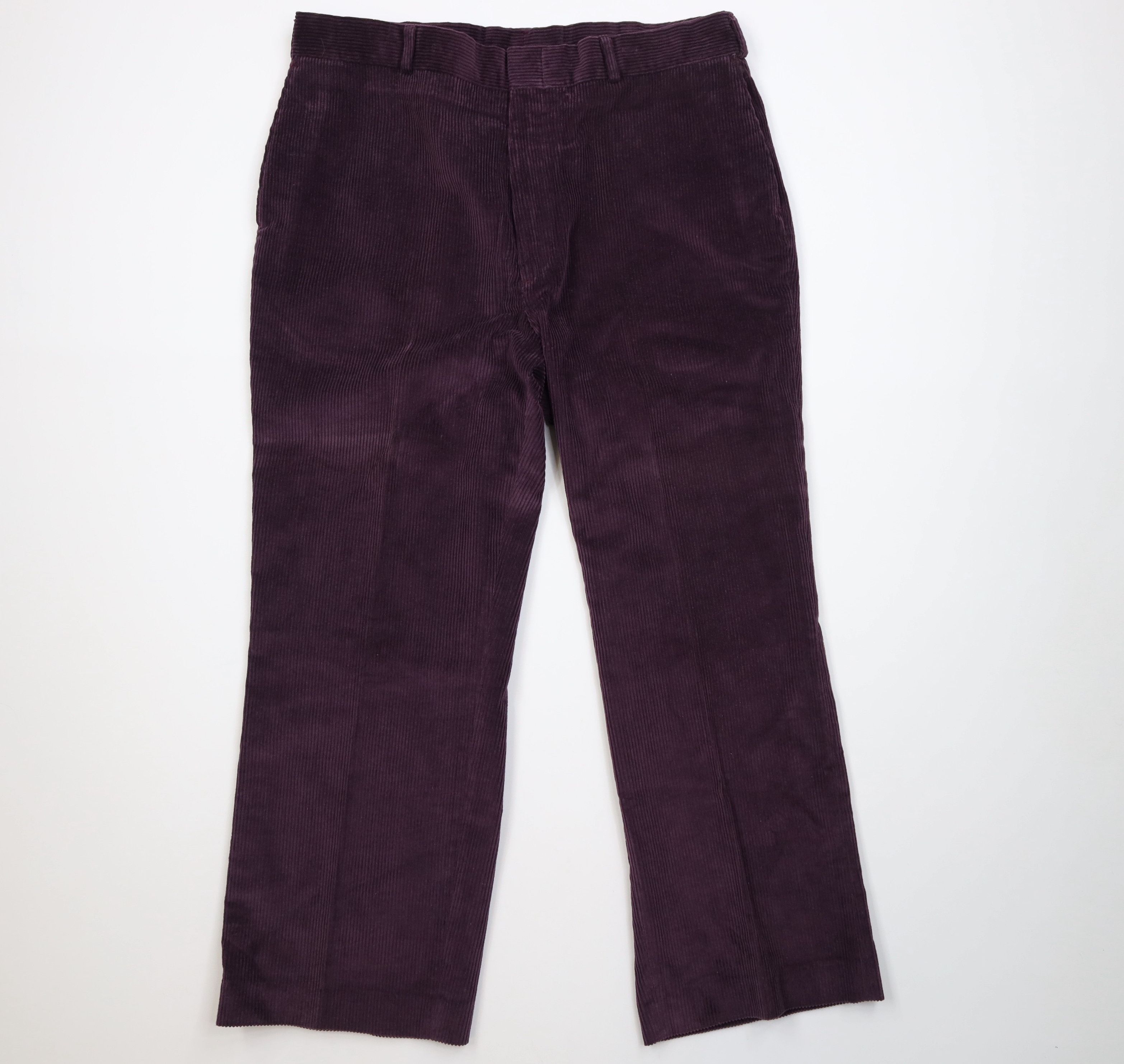 Vintage 80s 90s Streetwear Wide Leg Corduroy Pants USA