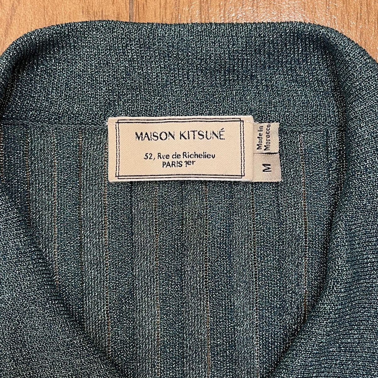 Maison Kitsune Maison Kitsune Short Sleeve Lame Knit Tops Size M / US 6-8 / IT 42-44 - 9 Thumbnail