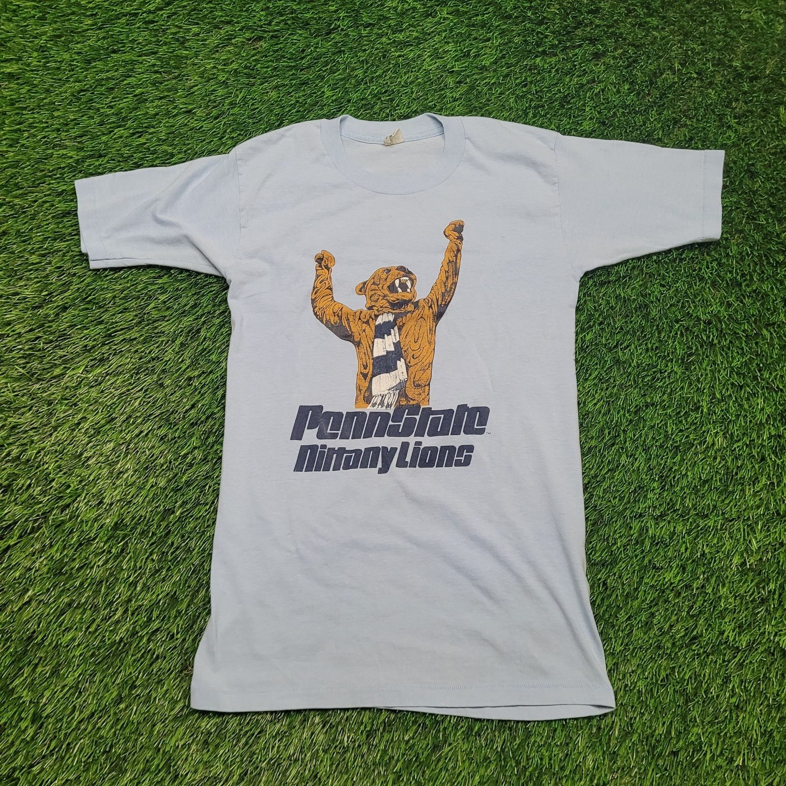 Vintage VTG 70s Penn State T-Shirt XS Slim Fit Single Stitch USA Size US XS / EU 42 / 0 - 1 Thumbnail