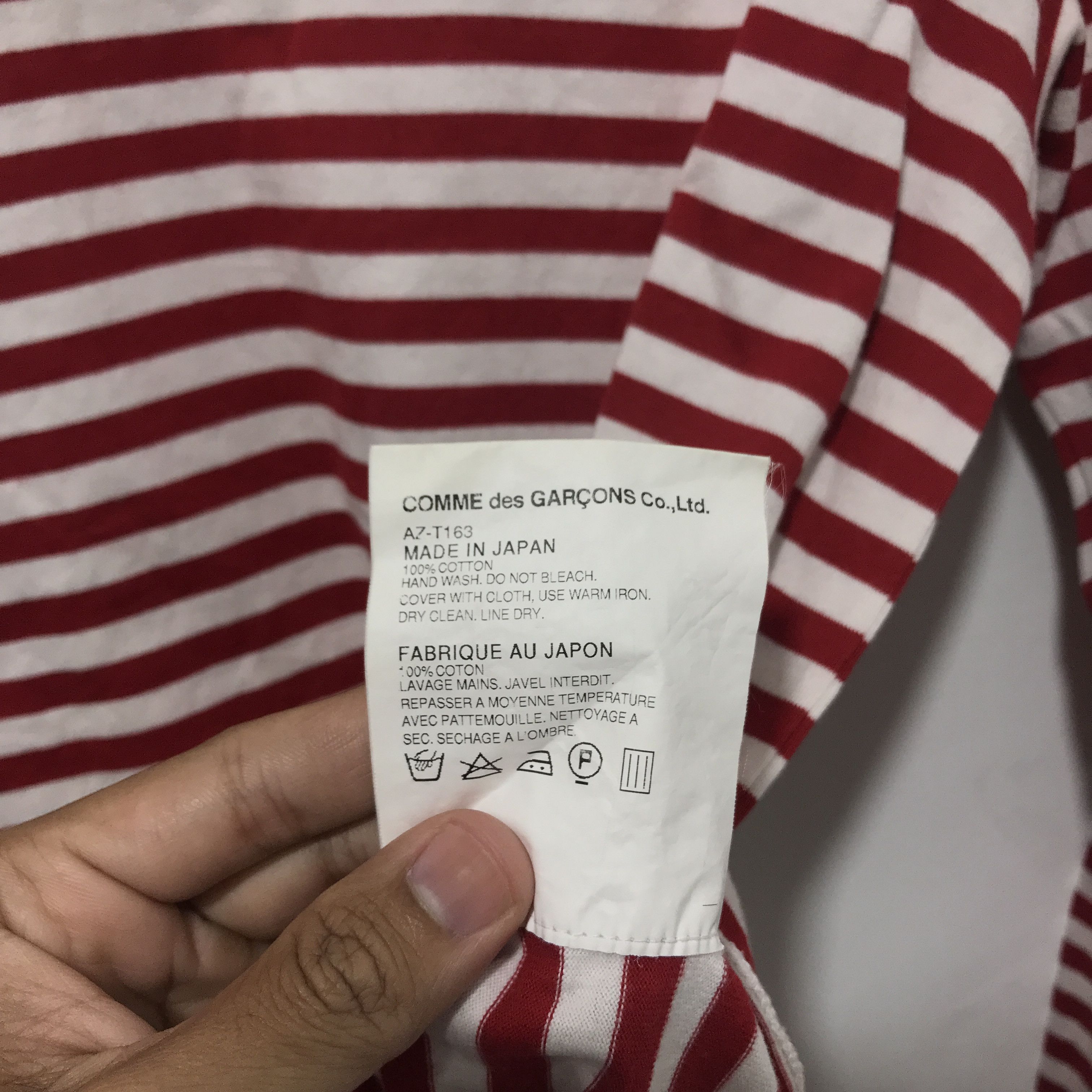 Comme des Garcons COMME DES GARCONS STRIPED LONGSLEEVE Size L / US 10 / IT 46 - 6 Thumbnail