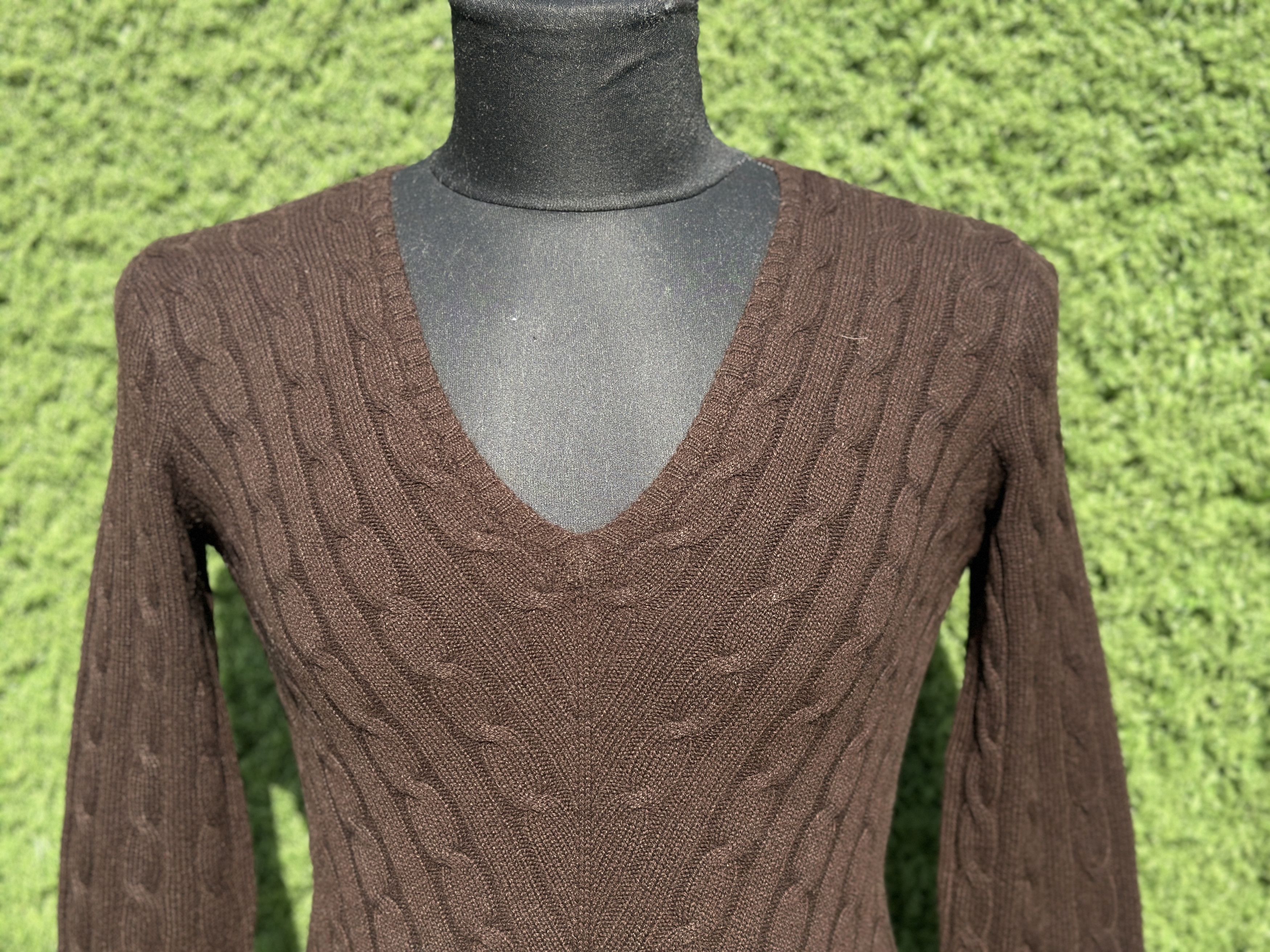 Ralph Lauren Black Label Ralph Lauren Black Label Cashmere Knit V Neck Sweater Slim M Size M / US 6-8 / IT 42-44 - 2 Thumbnail