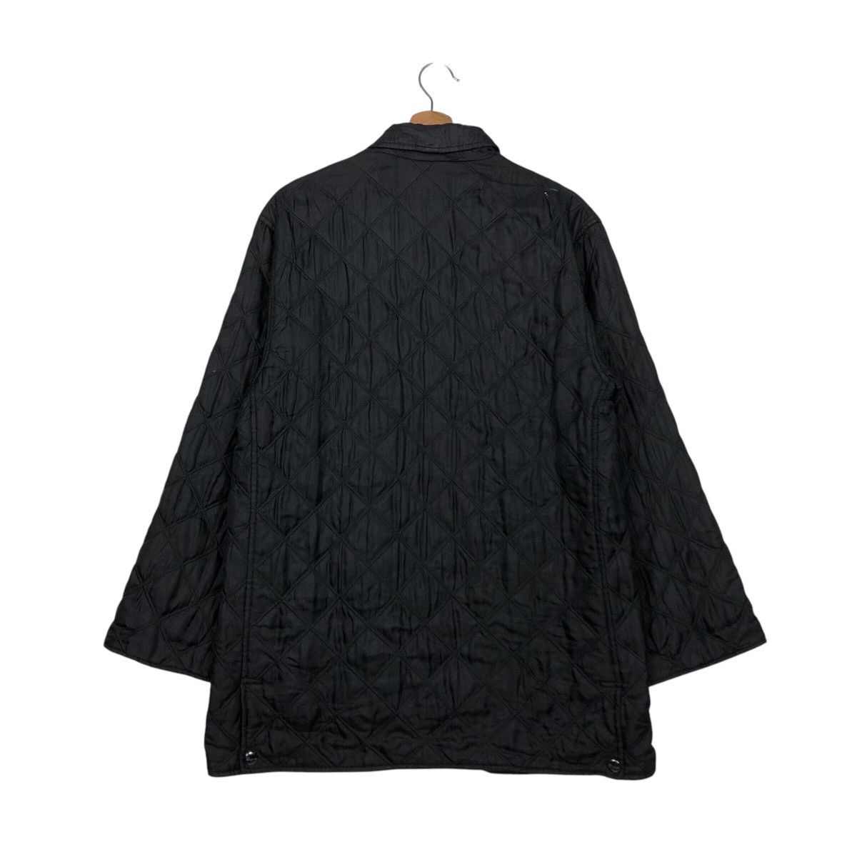 Vintage 📌Vintage Silk Jacket Button Quilted Salvatore Ferragamo Size US M / EU 48-50 / 2 - 9 Thumbnail