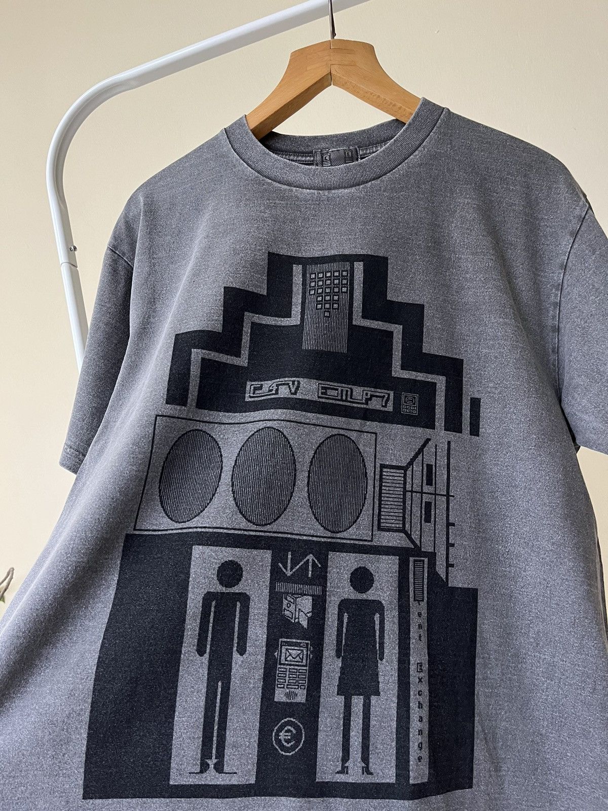 Cav Empt Cav Empt Double Print Over Dye Charcoal Cent Exchange Size US L / EU 52-54 / 3 - 2 Thumbnail