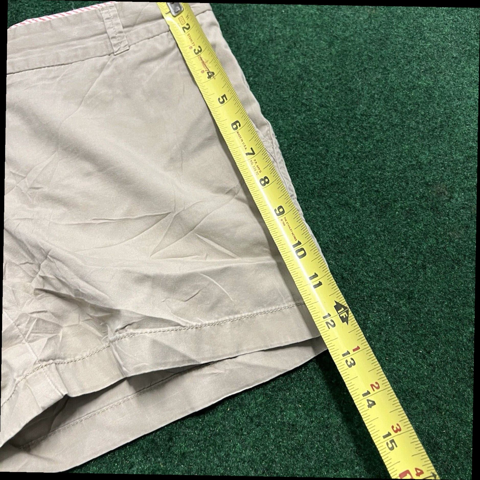 J.Crew J.CREW Chino Shorts Sz 4 Beige Summer Walking Outdoors Size 27" / US 4 / IT 40 - 5 Thumbnail