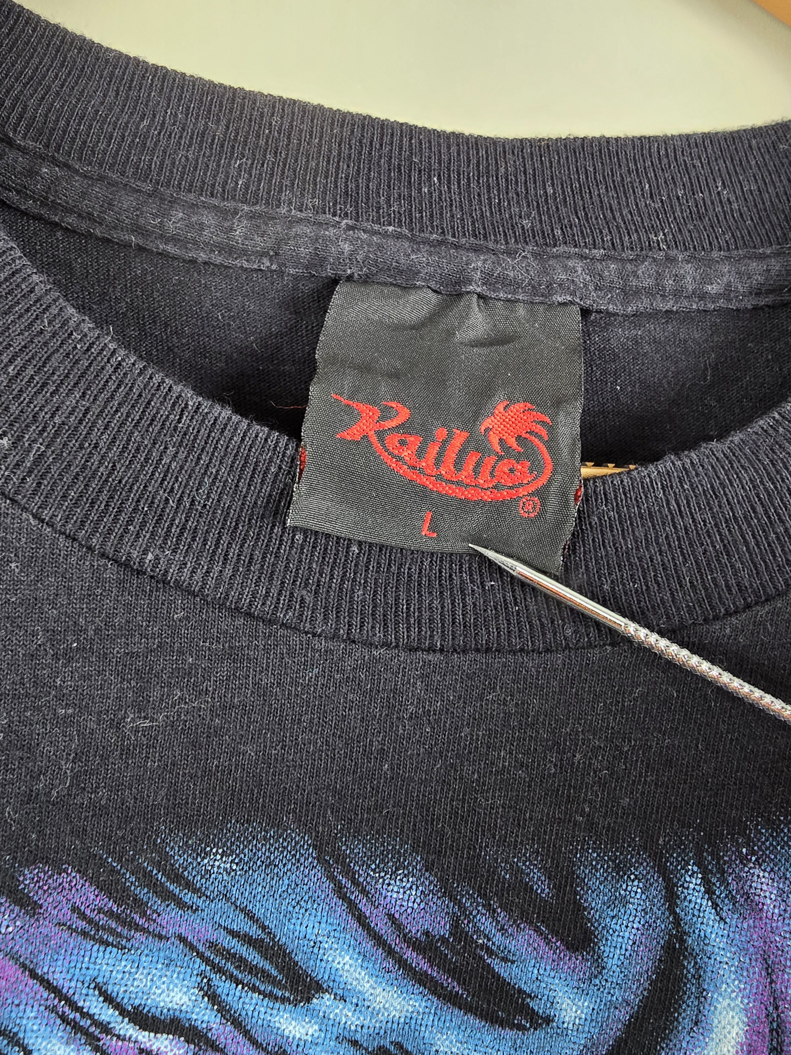 Anime × Vintage 90s Fist Of the North Star ken Kenshiro Anime Tee L 21" 30" Size US L / EU 52-54 / 3 - 4 Thumbnail