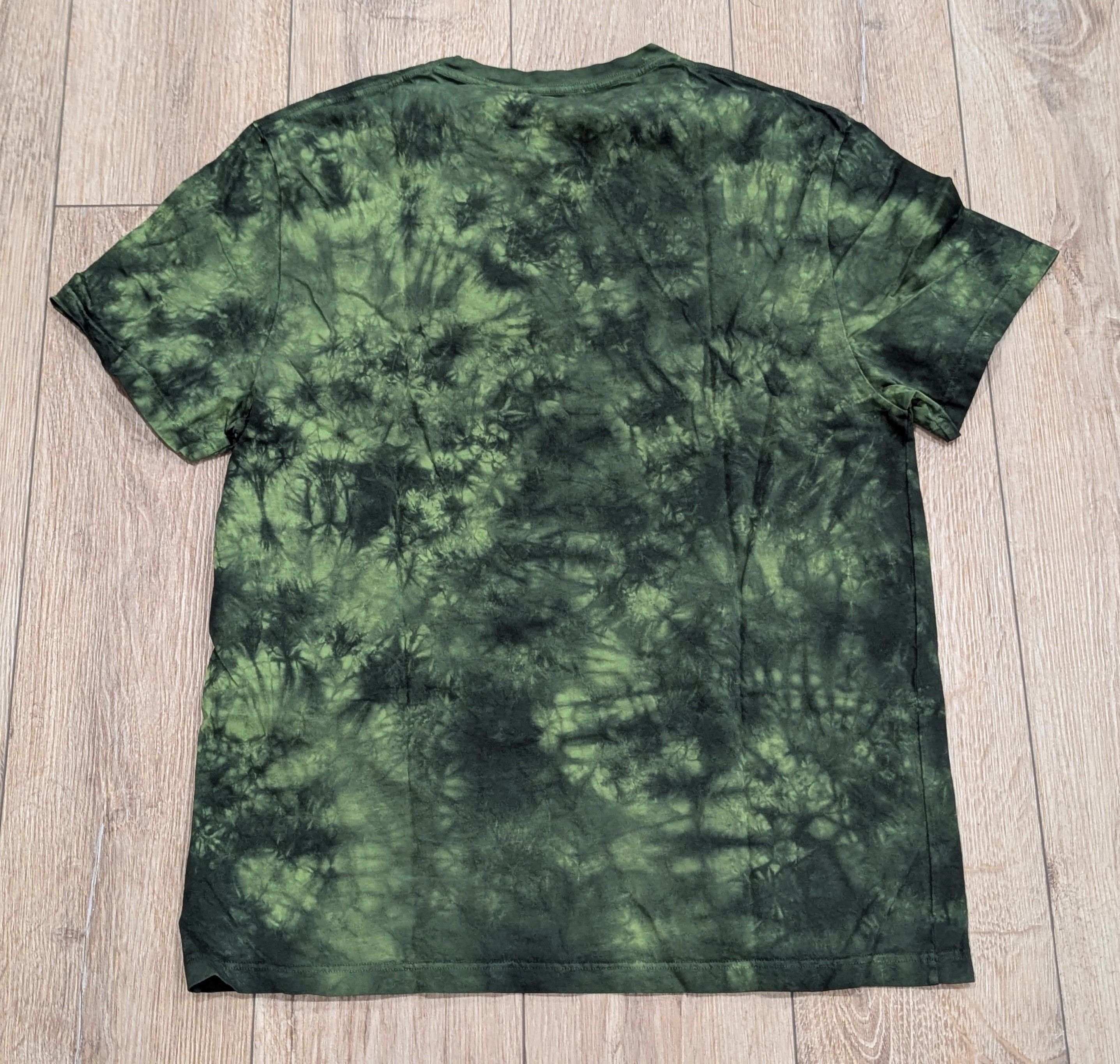 Alexander McQueen Alexander McQueen Skull Patch Tie-Dye T-Shirt Green Large Size US L / EU 52-54 / 3 - 4 Thumbnail