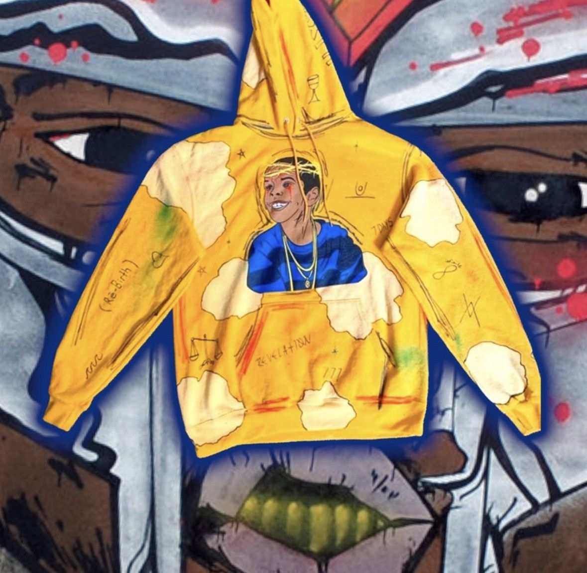 Rap Tees FLyGoD 🤲🏼 ReBiRTH ♻️ HOoDie⚖️🦂 Size US M / EU 48-50 / 2 - 1 Preview