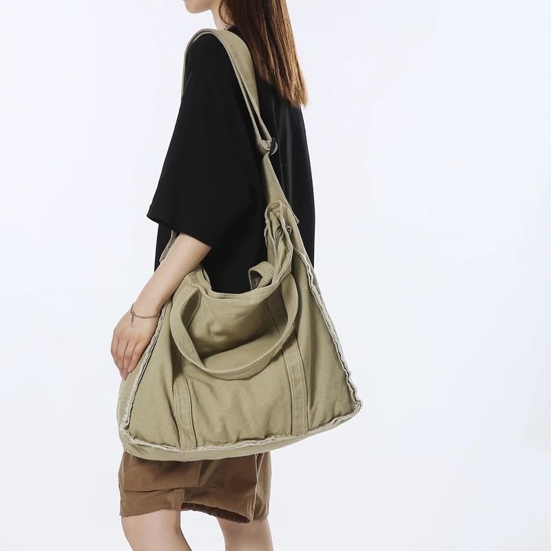 Japanese Brand Canvas Shoulder Bag Size ONE SIZE - 4 Thumbnail