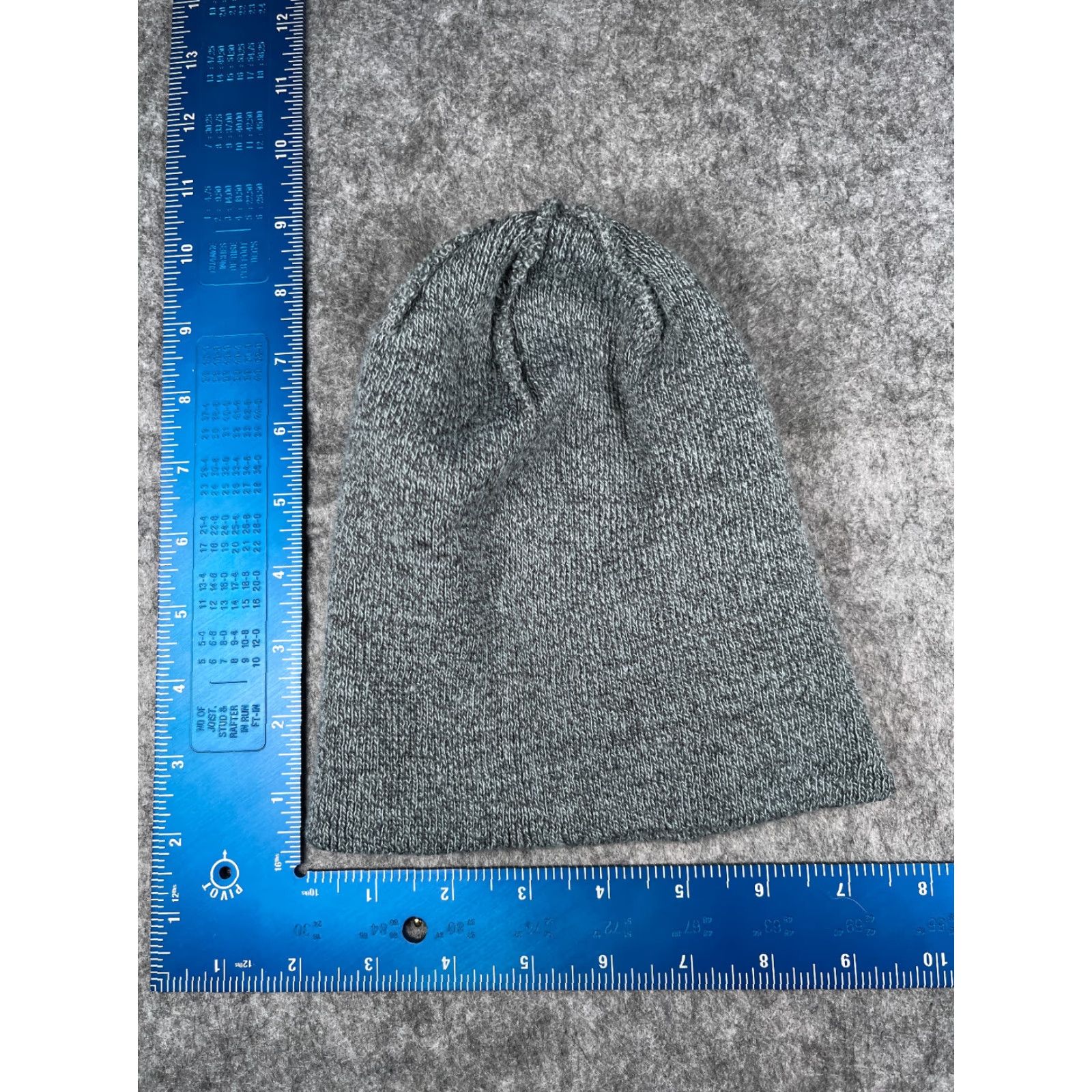 Hurley Hurley Beanie One Size Gray Knit 100% Acrylic Adult Unisex Beanie Hats Outdoor Ski Logo Size ONE SIZE - 5 Thumbnail