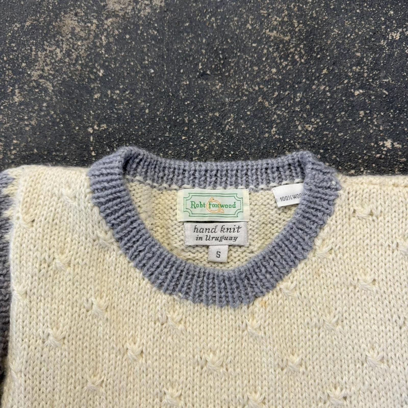 Other Vintage Easter Robt Foxwood Wool Sweater Size S / US 4 / IT 40 - 2 Thumbnail