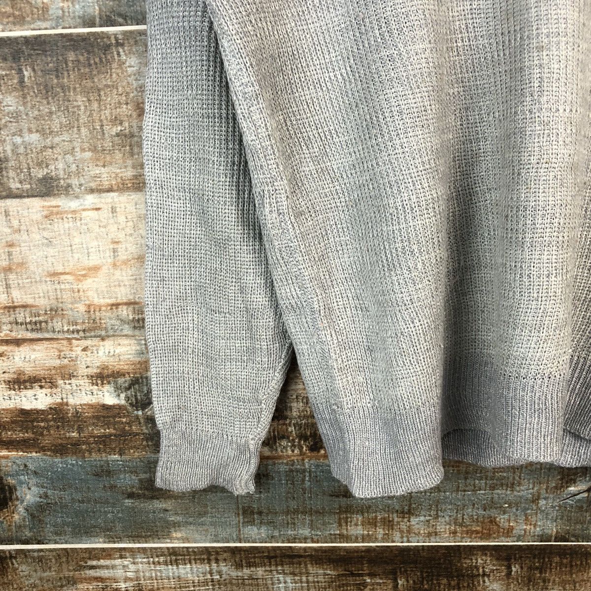 Vintage Japanese Brand Grey plain vintage Knitwear #A1838 Size M / US 6-8 / IT 42-44 - 7 Thumbnail