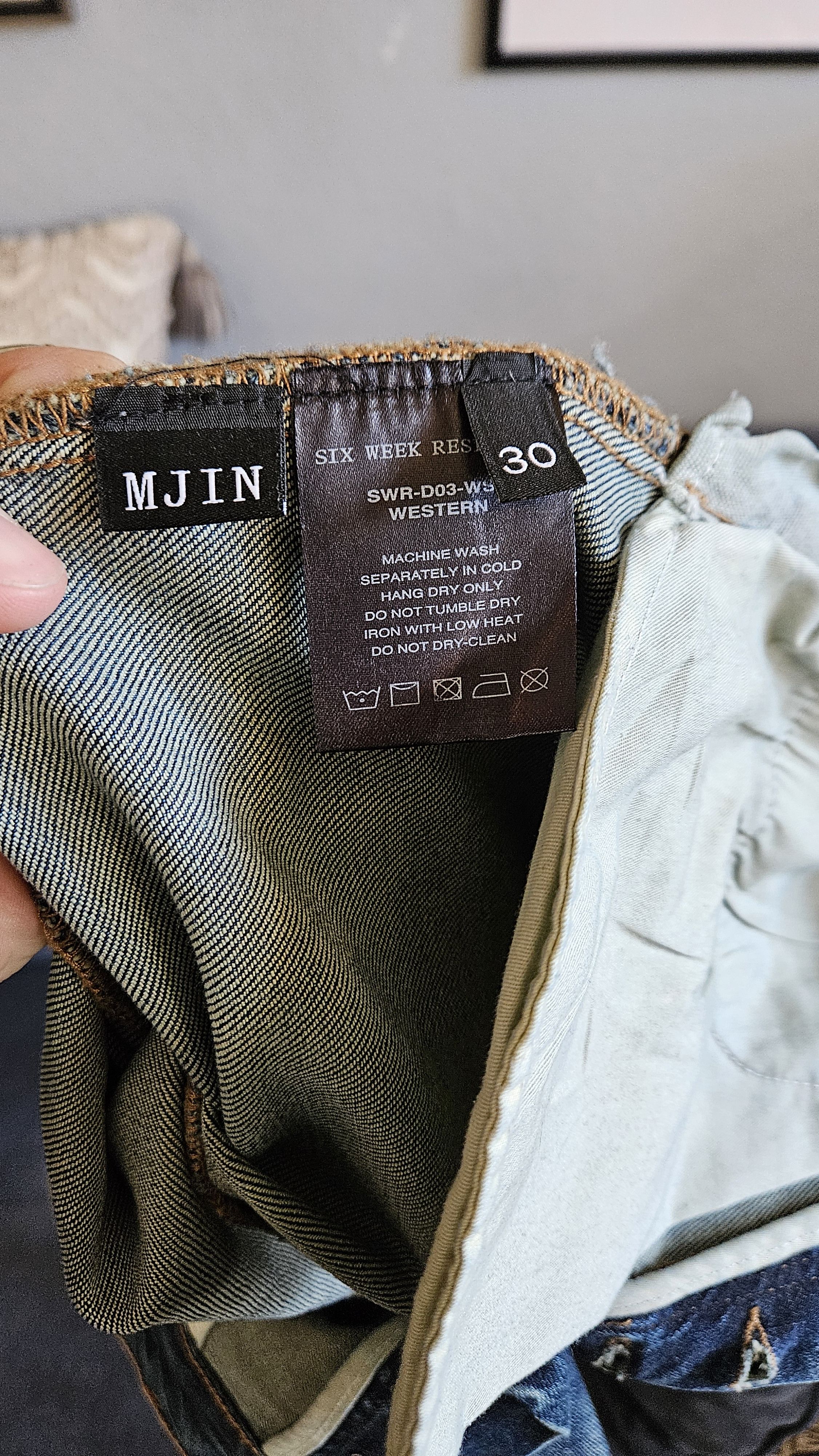 Other Six Week Residency Western Denim Size US 30 / EU 46 - 7 Thumbnail
