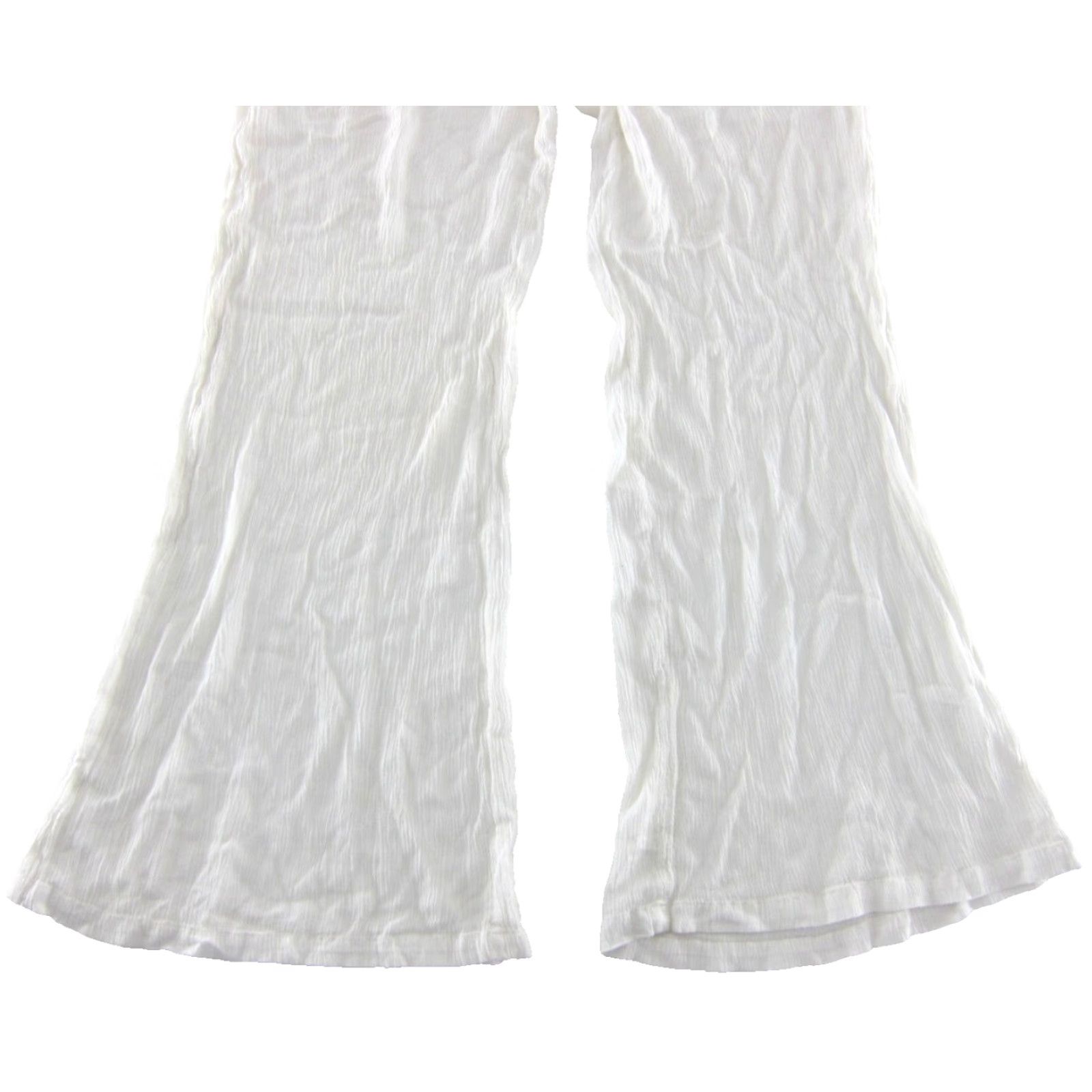 Volcom Volcom Women XS Ivory 100% Rayon Pocket Wide Leg High Rise Pull-On Pants Size 26" / US 2 / IT 38 - 5 Thumbnail