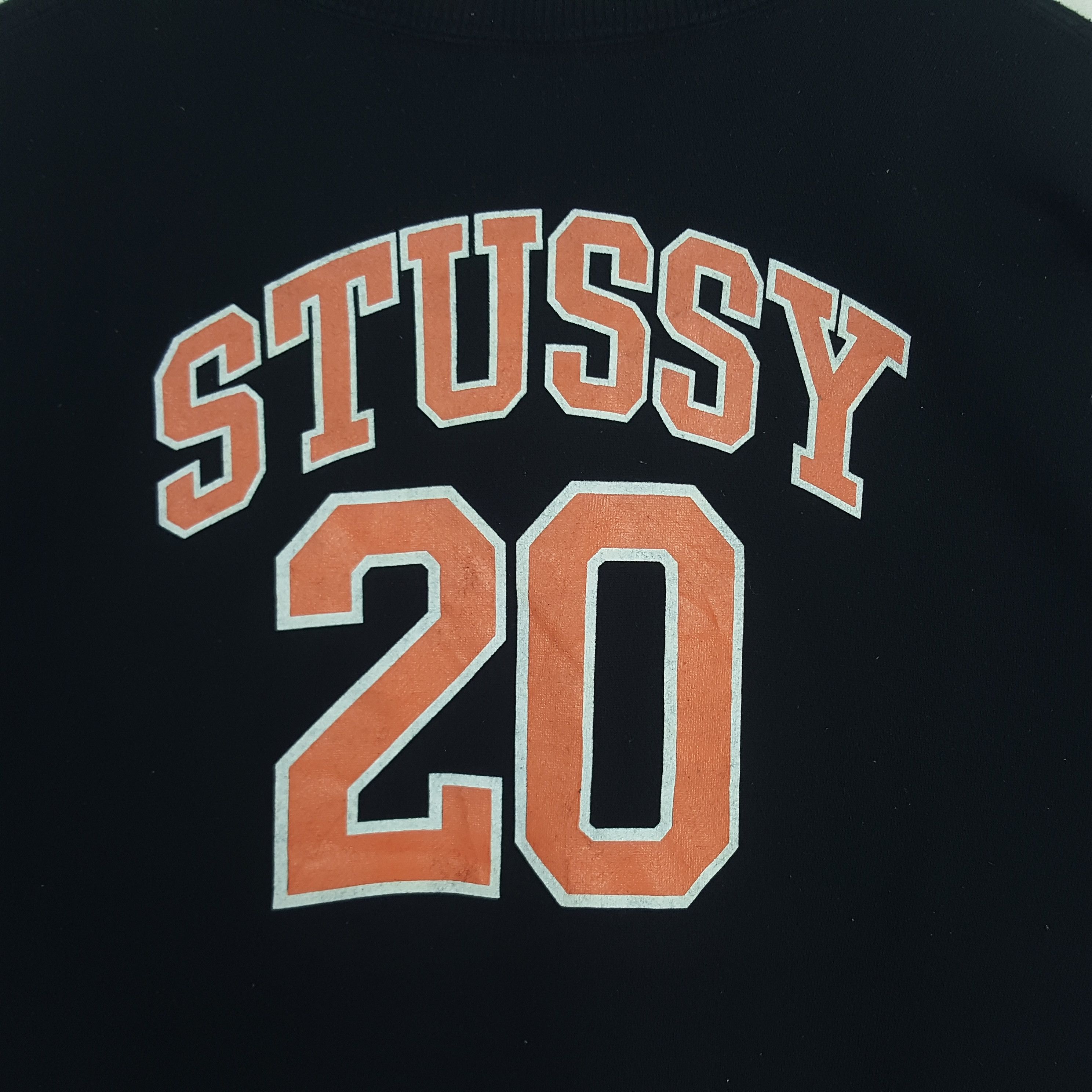 Stussy × Vintage Vintage Stussy 20 New York Yankees Streetwear Sweatshirt Size US M / EU 48-50 / 2 - 2 Thumbnail