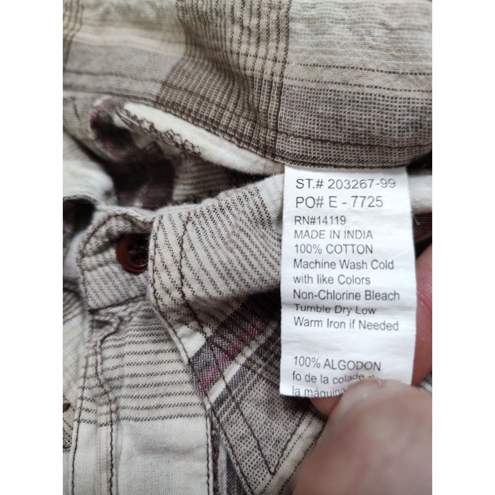 Vintage VINTAGE Ely Cattleman Western Shirt XL Brown Plaid Pearl Snap Long Sleeve Size US XL / EU 56 / 4 - 6 Thumbnail