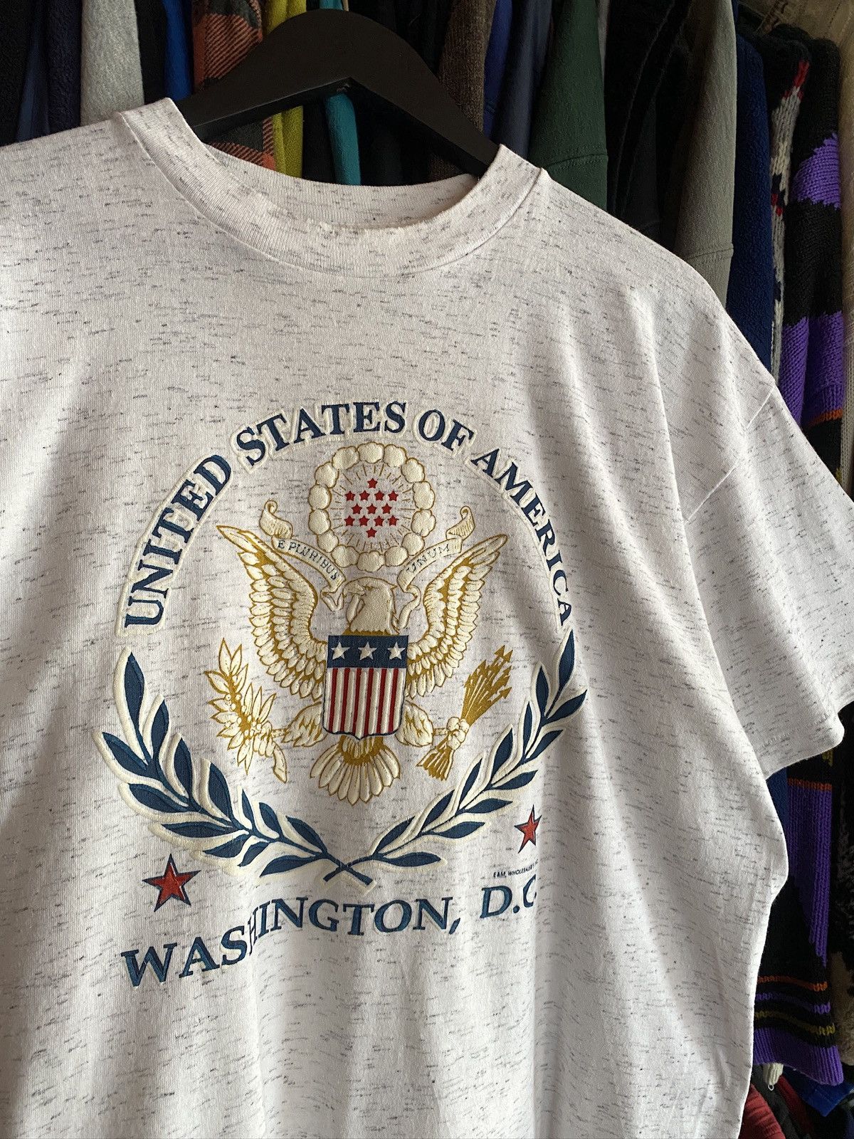 Other VINTAGE UNITED STATES OF AMERICA WASHINGTON T-shirt 90s Size US XL / EU 56 / 4 - 2 Thumbnail