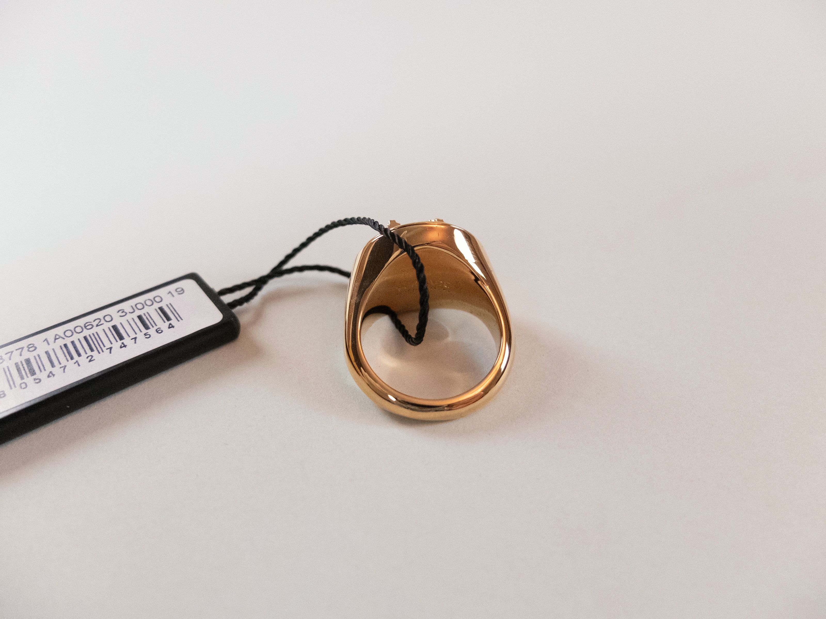 Versace VERSACE Virtus gold tone V logo metal ring 8.5 US / 19 Size ONE SIZE - 5 Thumbnail