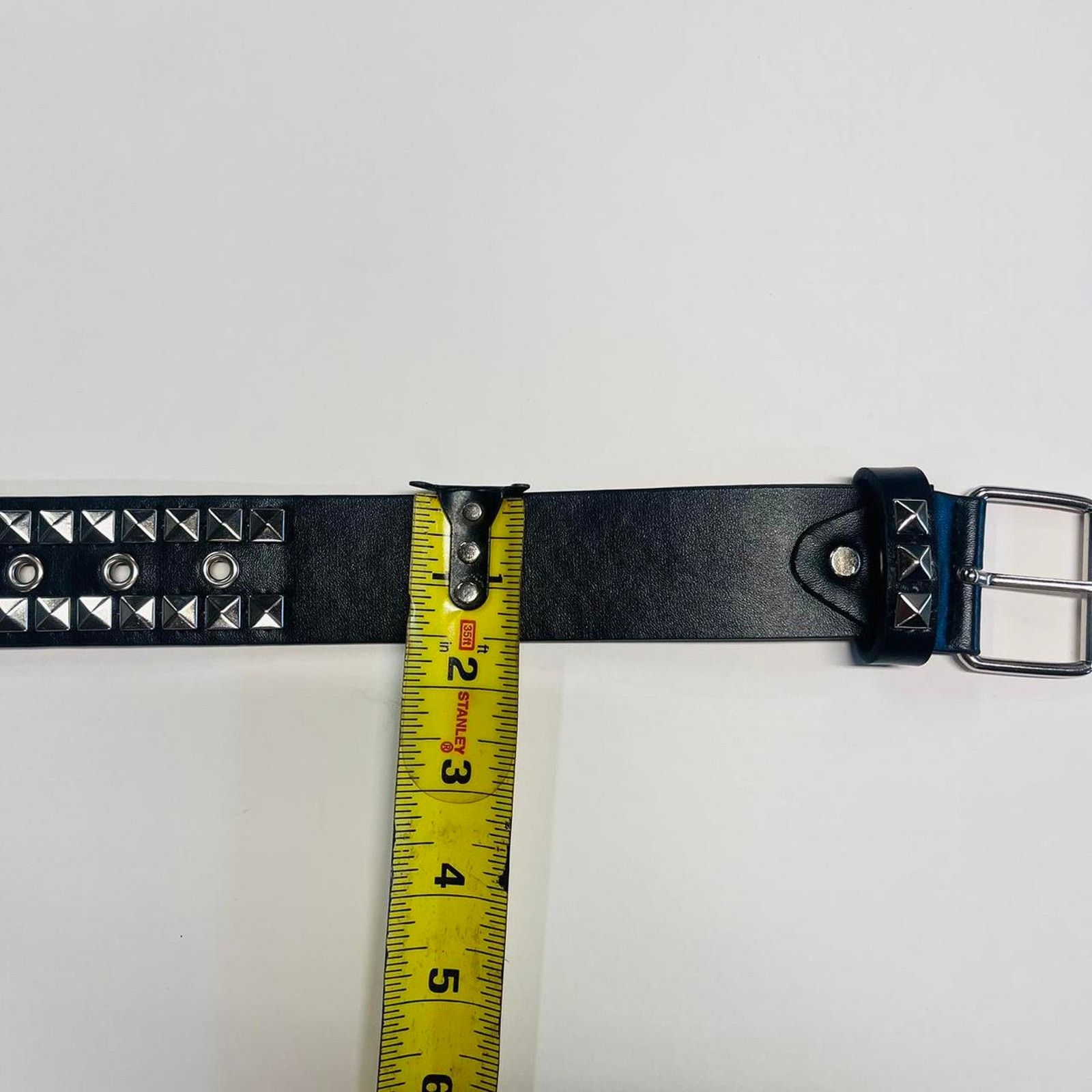 Vintage 2k 2000s classic pyramid studded brown and silver belt Size ONE SIZE - 5 Thumbnail