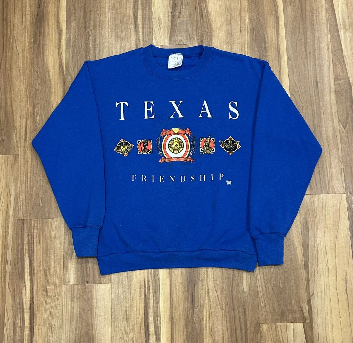 Vintage Vintage 90s Texas Crewneck Size US L / EU 52-54 / 3 - 1 Thumbnail