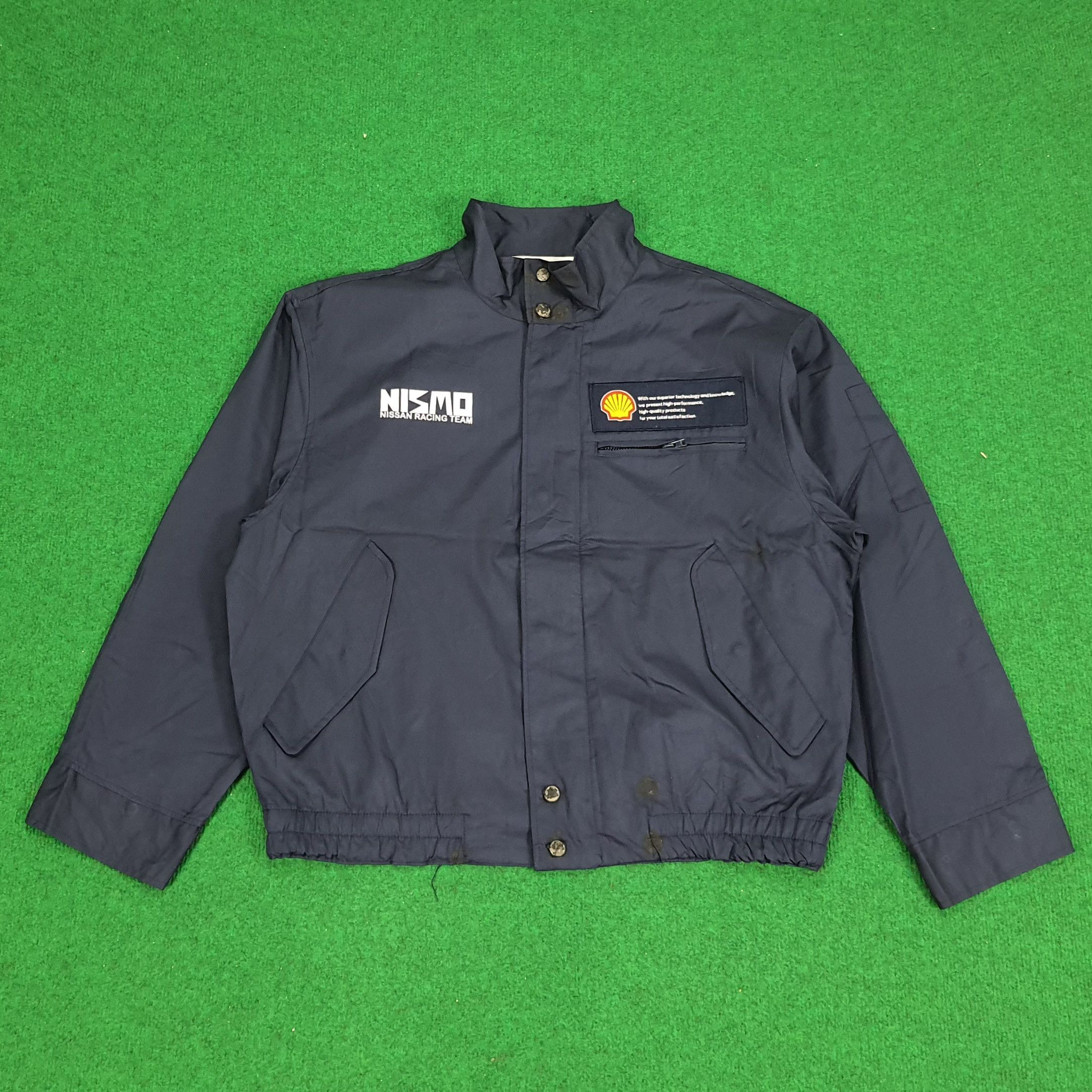 Japanese Brand × Vintage Vintage NISMO X Shell Motorsports Racing Team Jacket Size US L / EU 52-54 / 3 - 3 Thumbnail