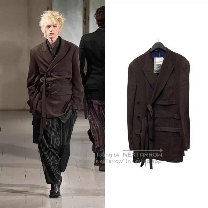 Yohji Yamamoto Yohji Yamamoto 23 aw Breasted Strap Jacket Size US L / EU 52-54 / 3 - 1 Thumbnail