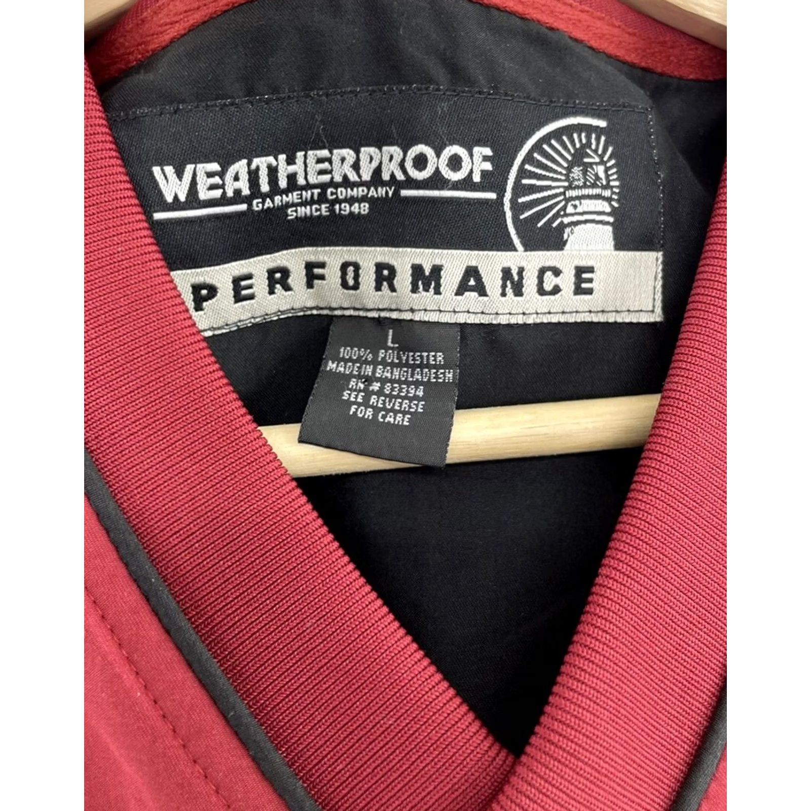 Weatherproof Weatherproof Men’s Red Vest Pullover Outdoor Golf Casual Size L Size US L / EU 52-54 / 3 - 5 Thumbnail