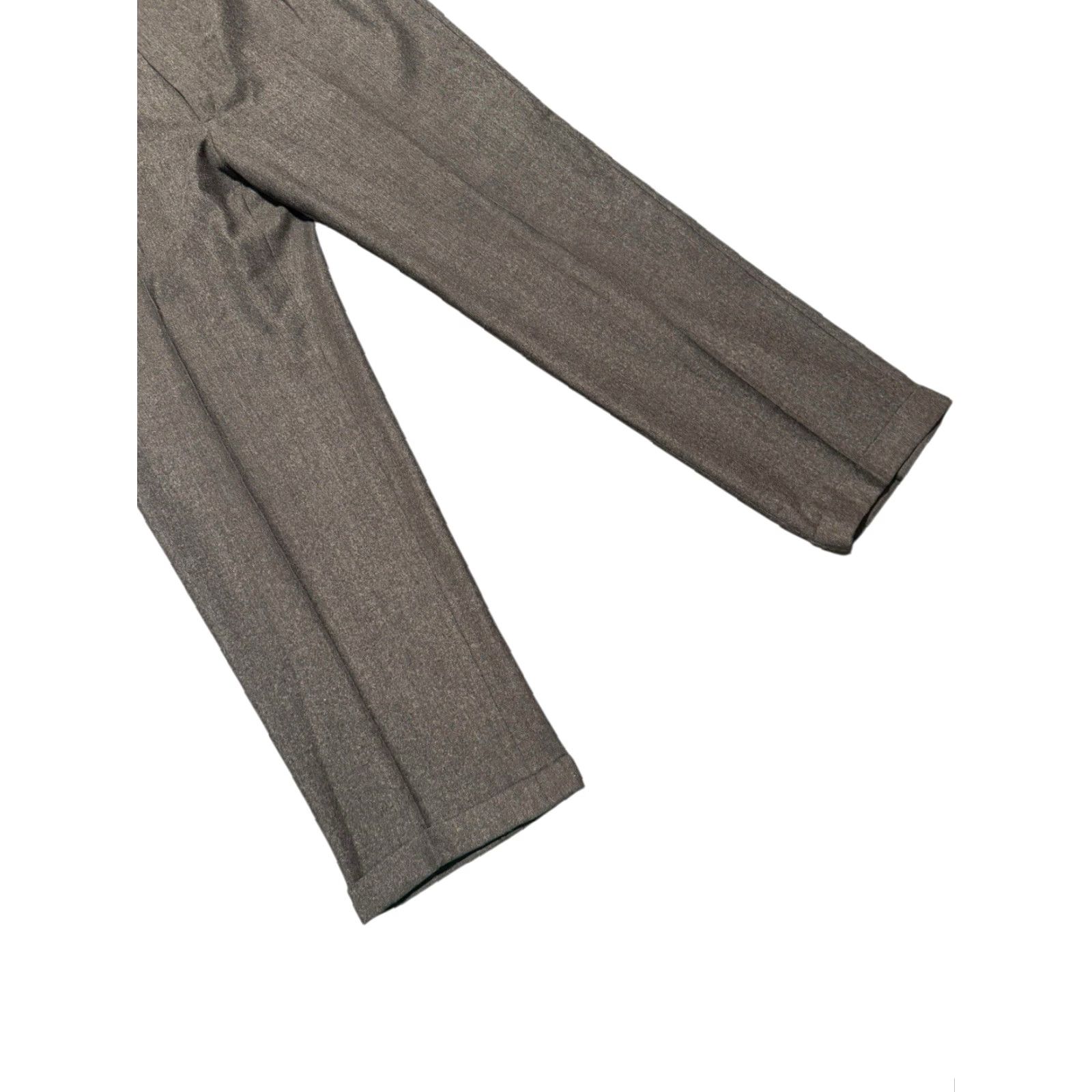 Brooks Brothers VINTAGE Brooks Brothers Pants Mens Gray Straight Cuffed Brooksease Wool USA Size US 33 - 4 Thumbnail