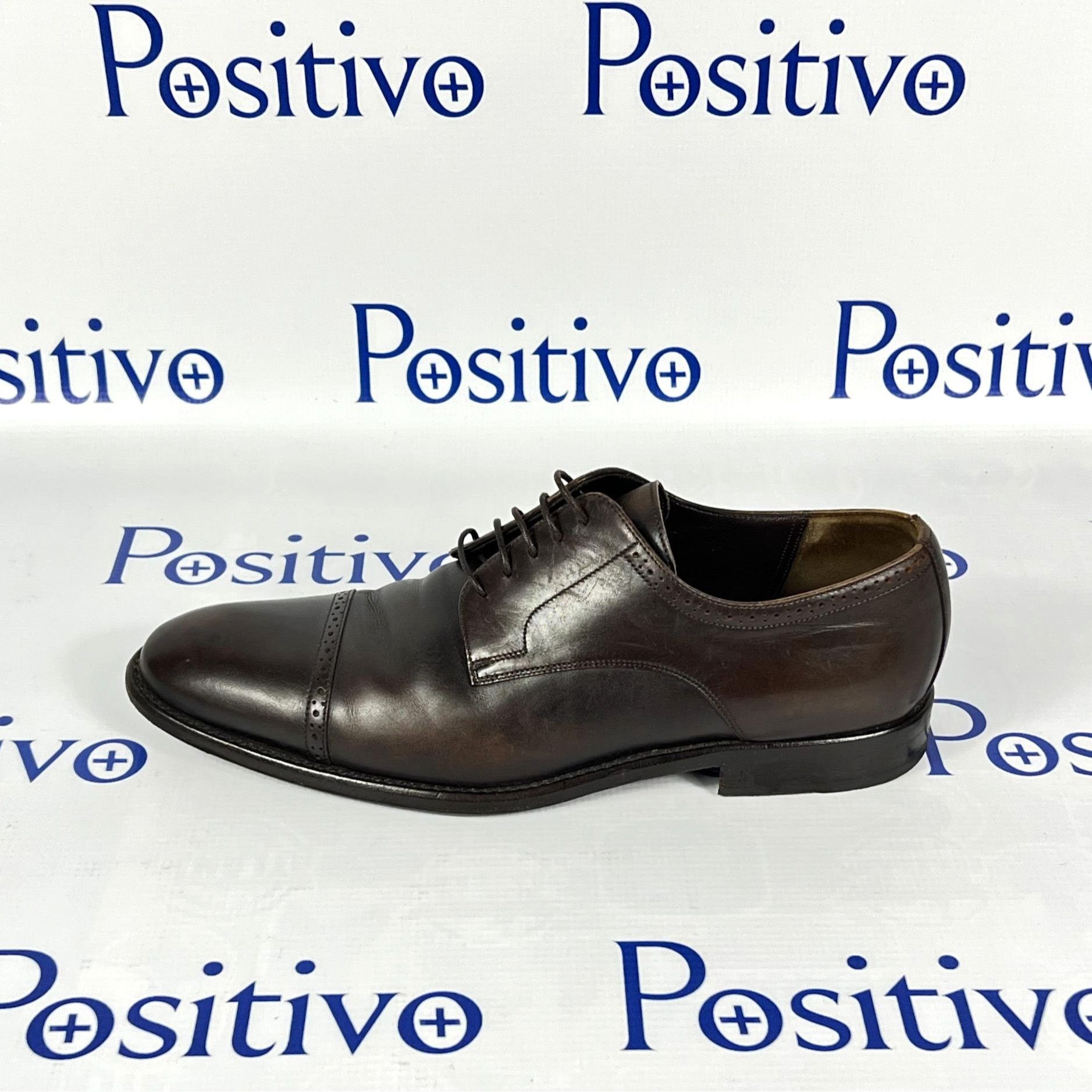 Bally Bally Cango Moka Leather Oxford Shoes US 10.5 Pre-owned Size US 10.5 / EU 43-44 - 1 Thumbnail