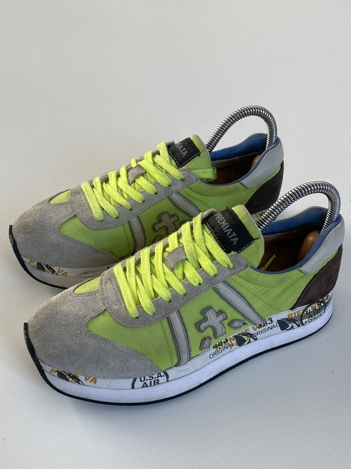 Premiata Premiata Conny Trainers Green Sneakers Size US 8 / IT 38 - 2 Thumbnail