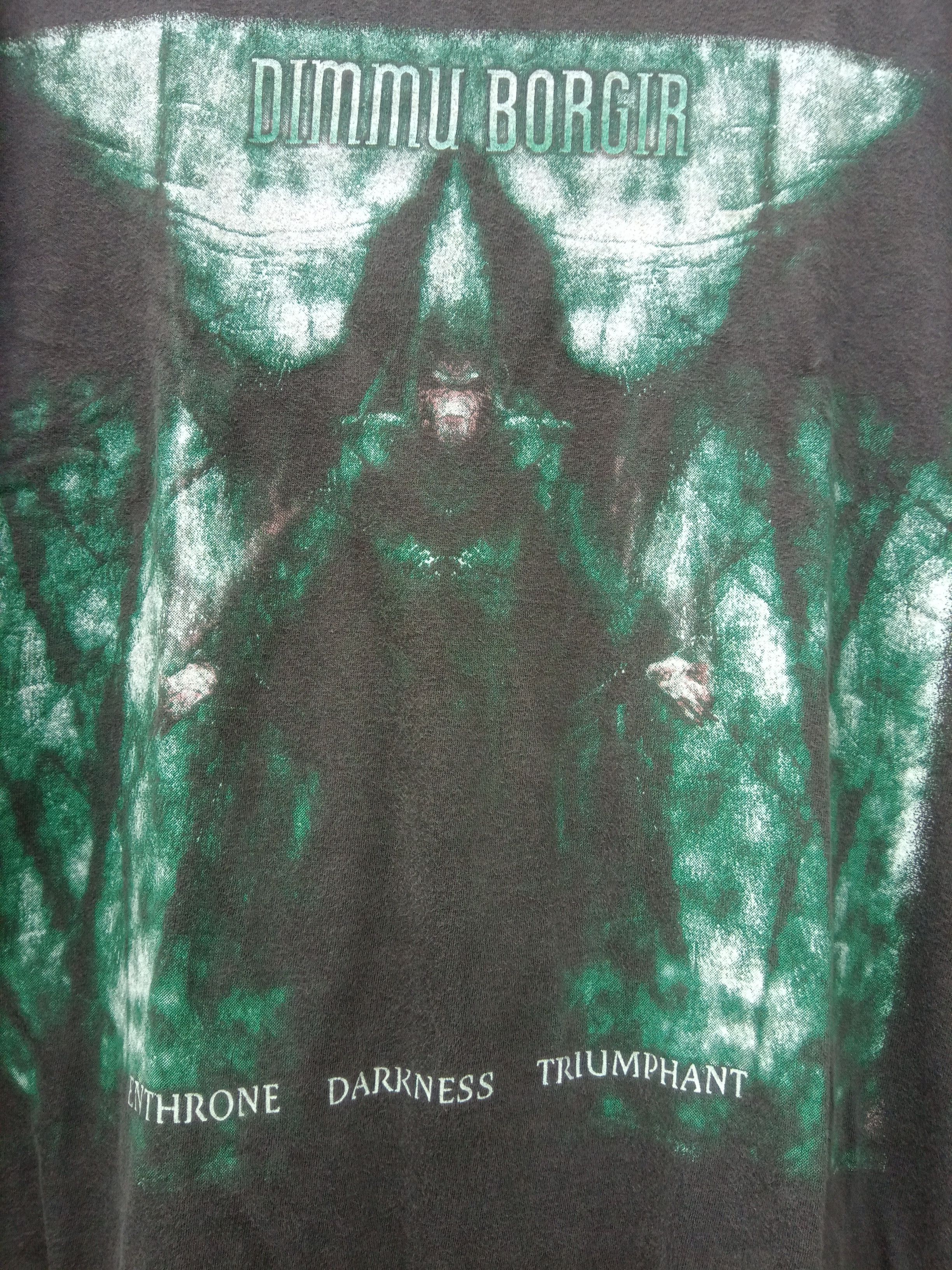 Band Tees × Vintage Vintage DIMMU BORGIR enthrone darkness triumphant Size US XL / EU 56 / 4 - 2 Thumbnail
