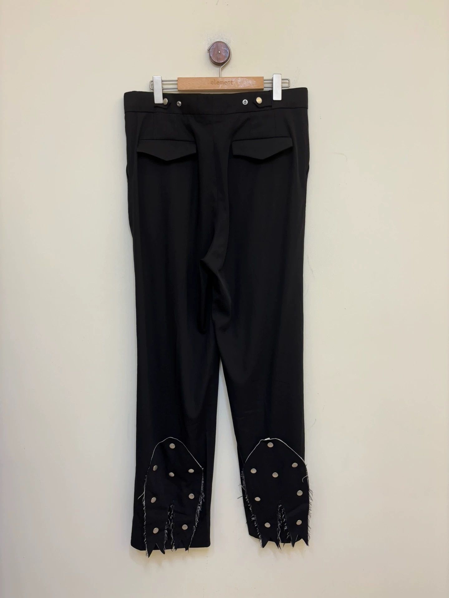 Namacheko namacheko wool classic trousers L 99% new adj waist rem heel Size US 34 / EU 50 - 3 Thumbnail