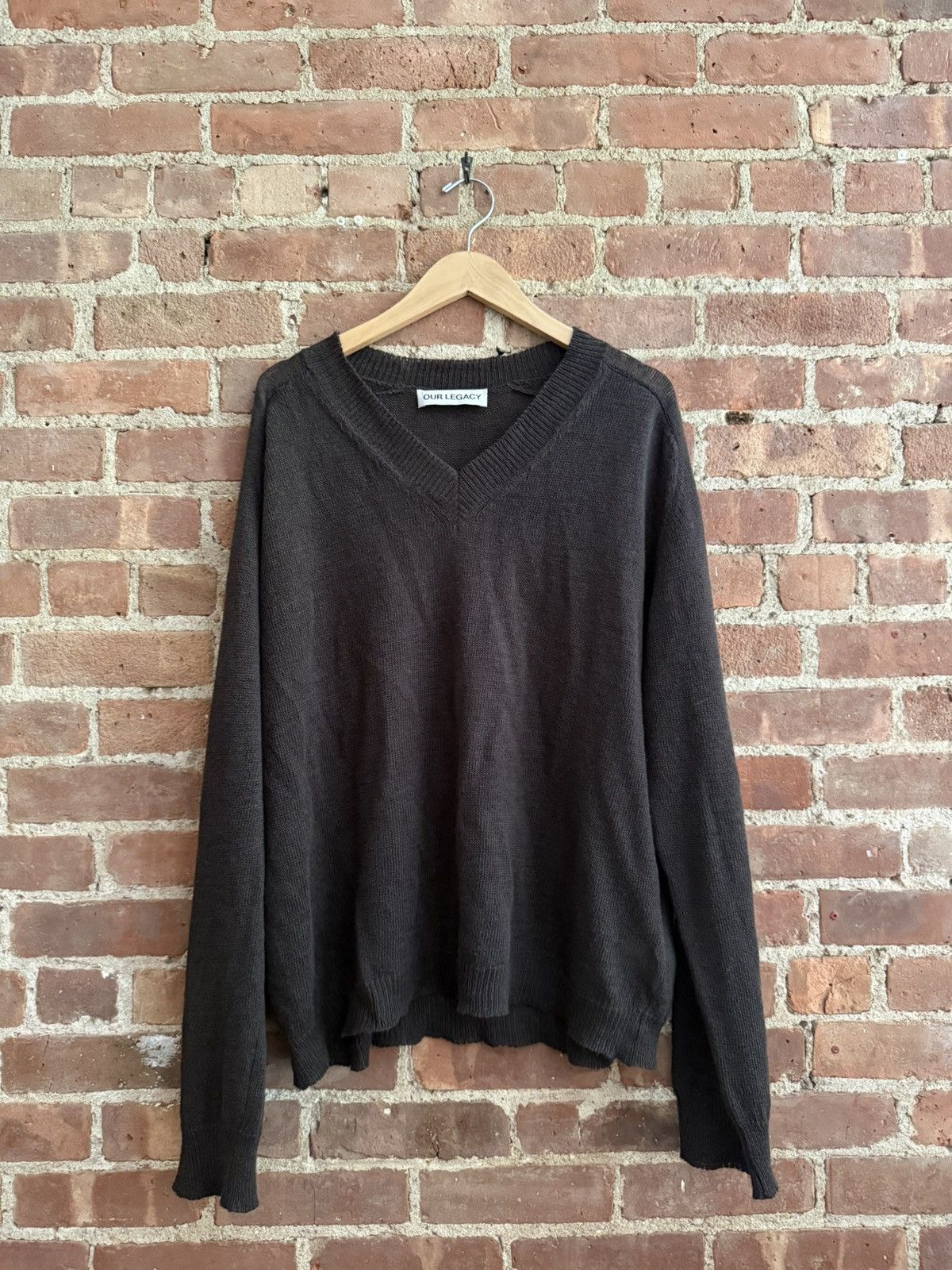 Our Legacy Our Legacy Rue V-Neck Sweater Size 48 Size US M / EU 48-50 / 2 - 1 Thumbnail