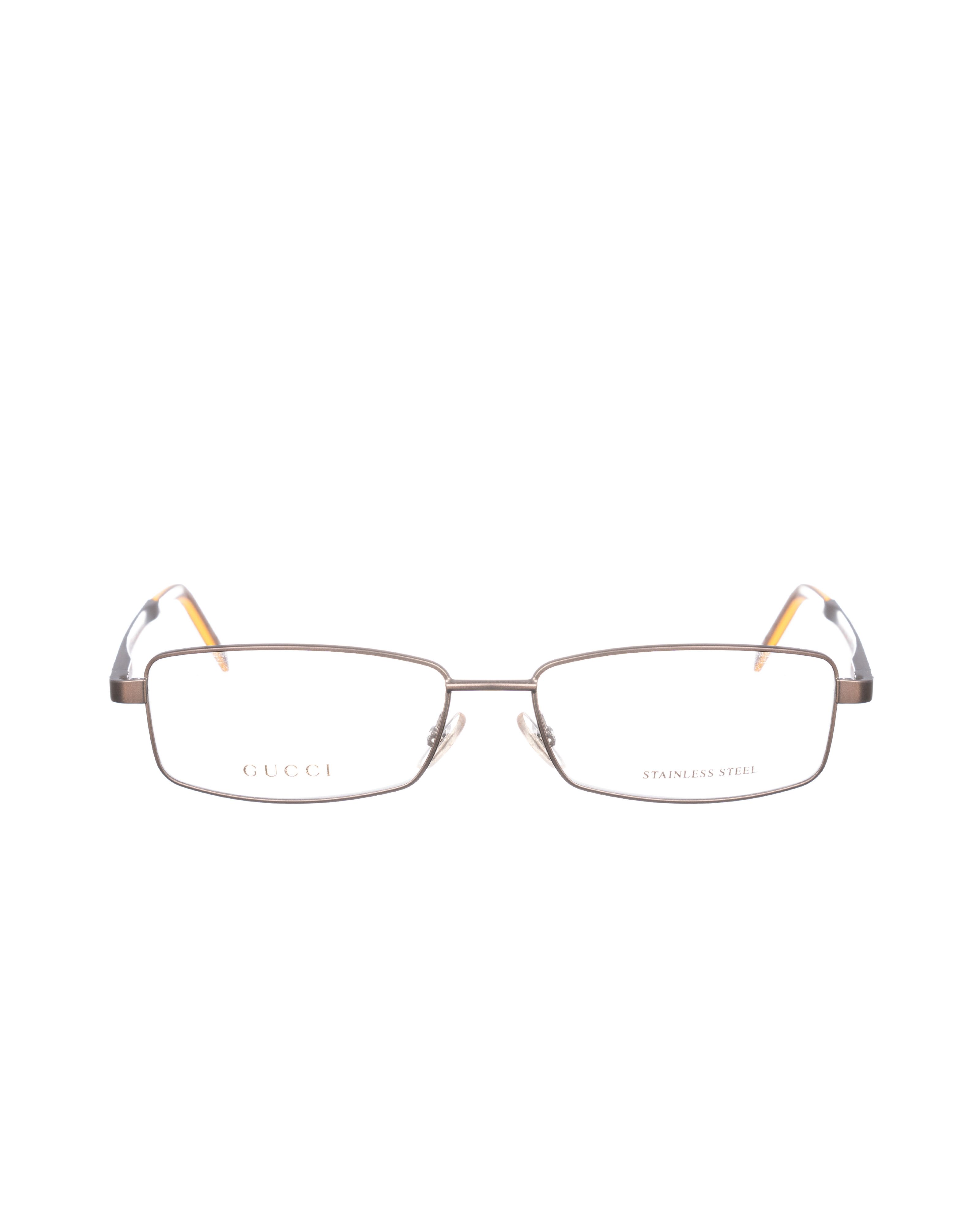 Gucci Gucci 00s Mustard and Silver Thin Glasses Size ONE SIZE - 3 Thumbnail