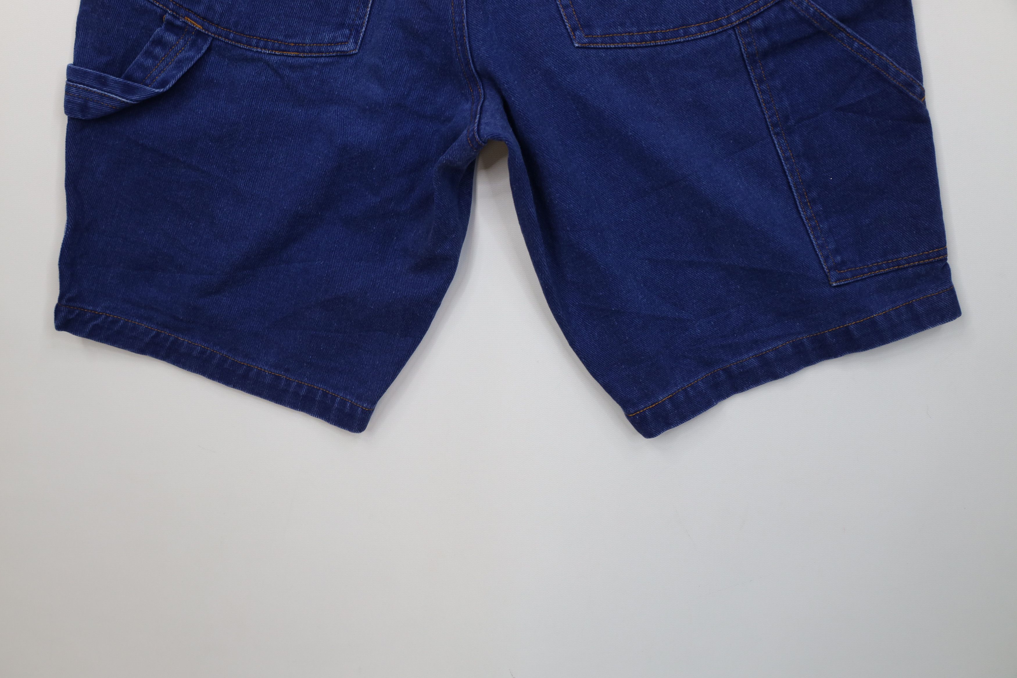 Disney Vintage 90s Disney Spell Out Mickey Mouse Denim Jean Shorts Size US 30 / EU 46 - 12 Thumbnail