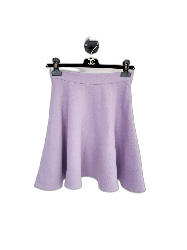 Prada Miu Miu Classic Purple A-line Skirt Size 40" / US 18 - 1 Thumbnail