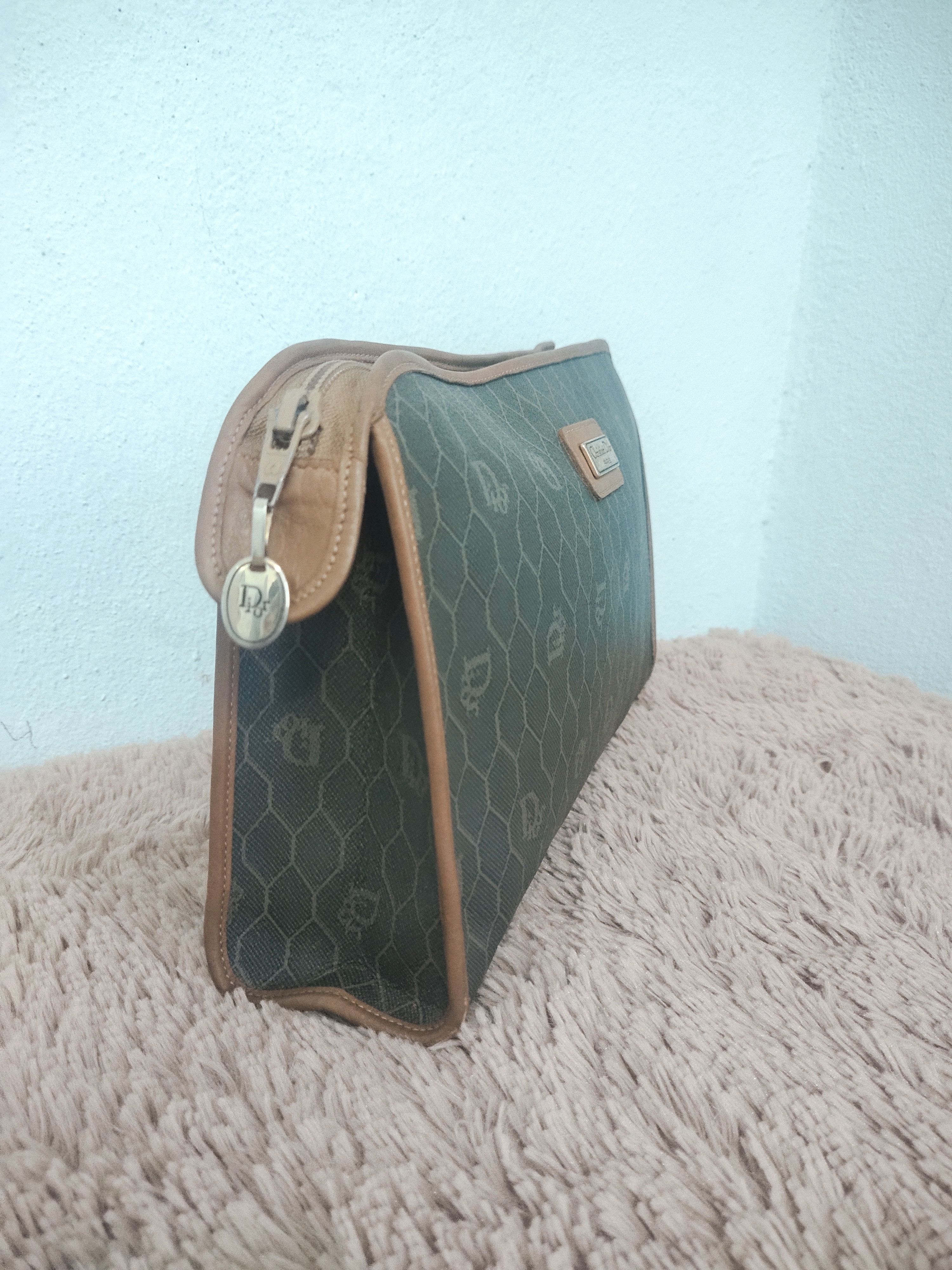 Christian Dior Monsieur × Dior Vintage Dior Macadam Monogram Clutch Bag Size ONE SIZE - 2 Thumbnail