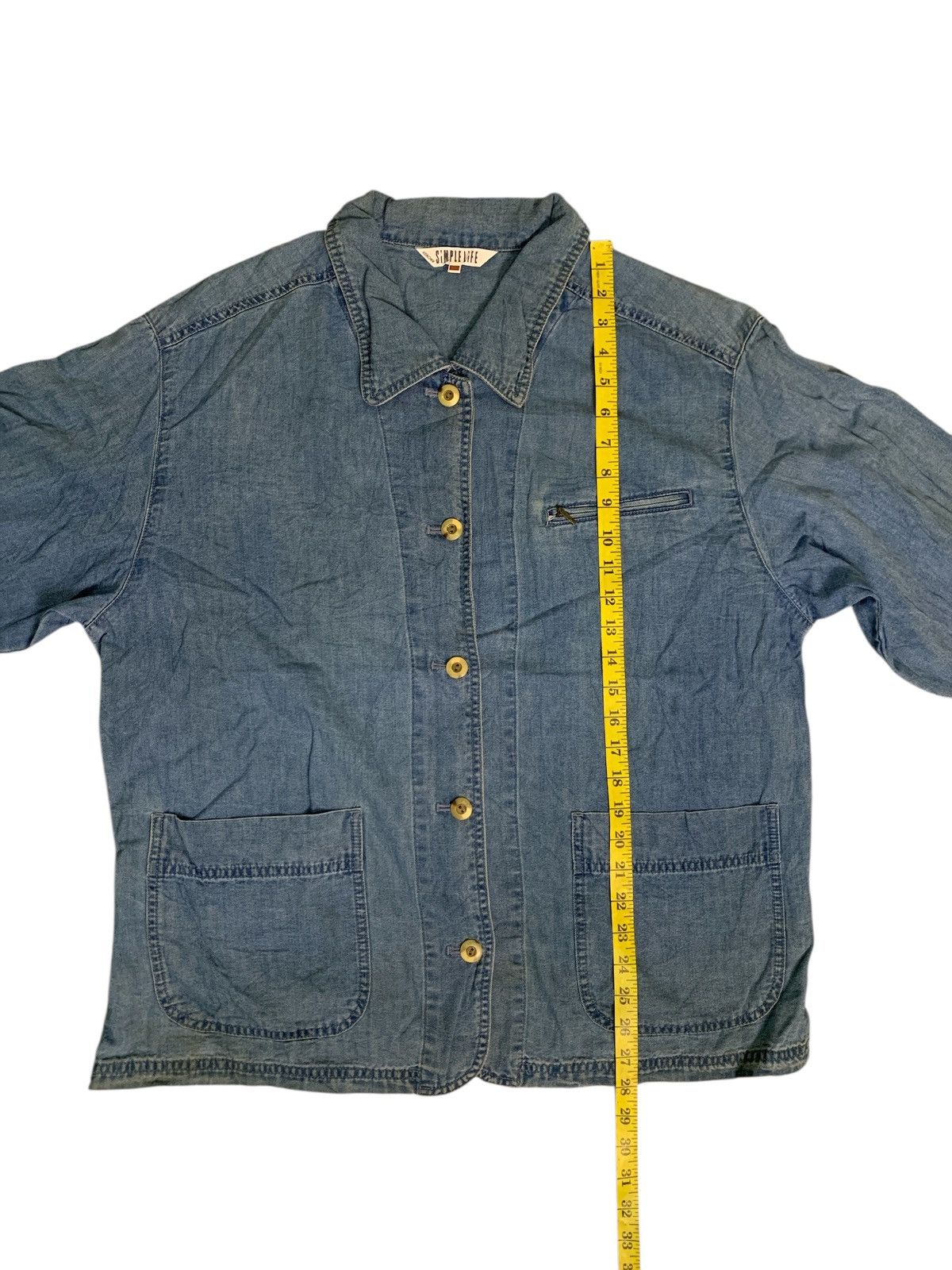 RENOWN Rare Design Vintage Renown Simple Life Soft Denim Jackets Size L / US 10 / IT 46 - 9 Thumbnail