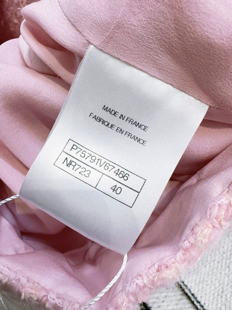 Chanel Chanel 23k autumn and winter pink tweed diamond-encrusted Size S / US 4 / IT 40 - 8 Thumbnail