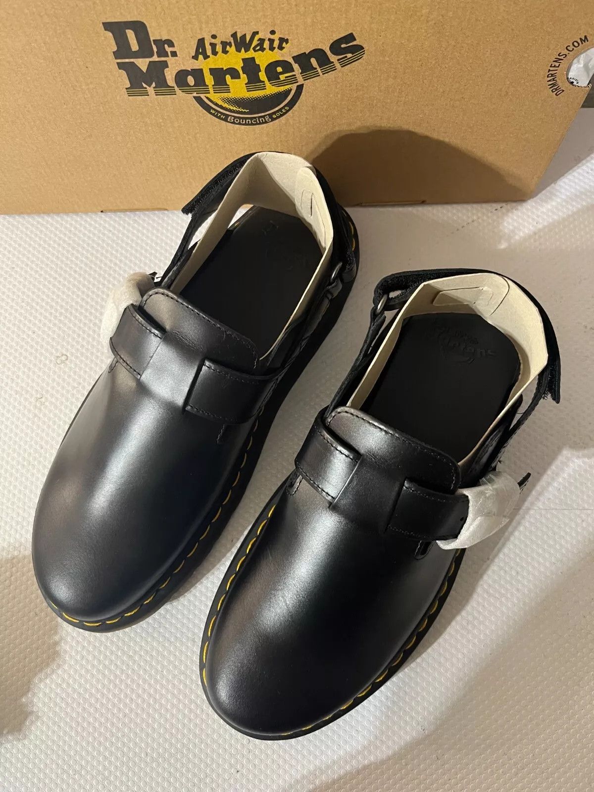 Dr. Martens Dr. Martens JORGE II Black Brando SLINGBACK MULES Size US 12 / EU 45 - 3 Thumbnail